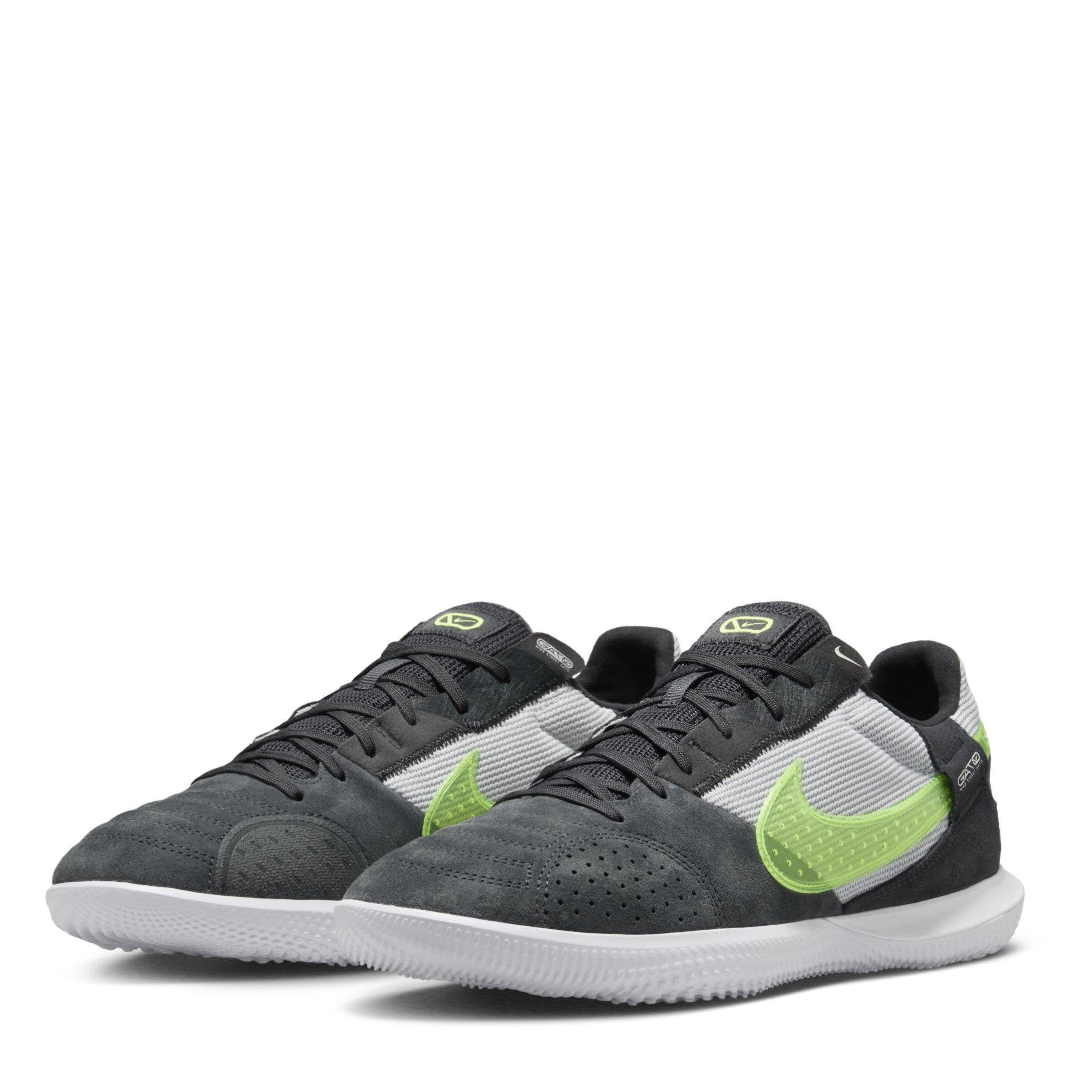 Black/Volt - Nike - Streetgato Low Top Football Shoes - 4