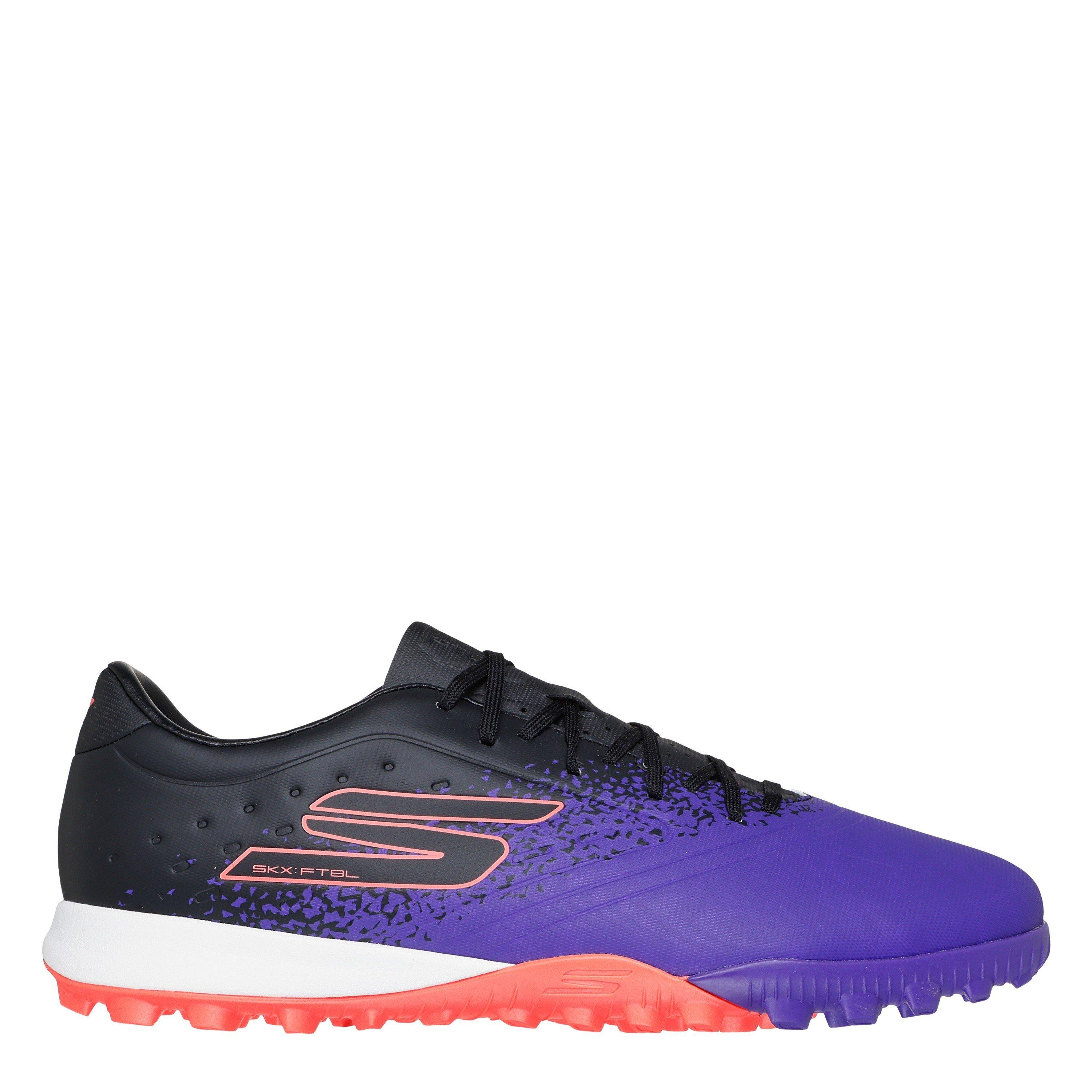 Skechers Men's Razor Gold Astro Turf Football Boot - Purple/Black - 10 (45)