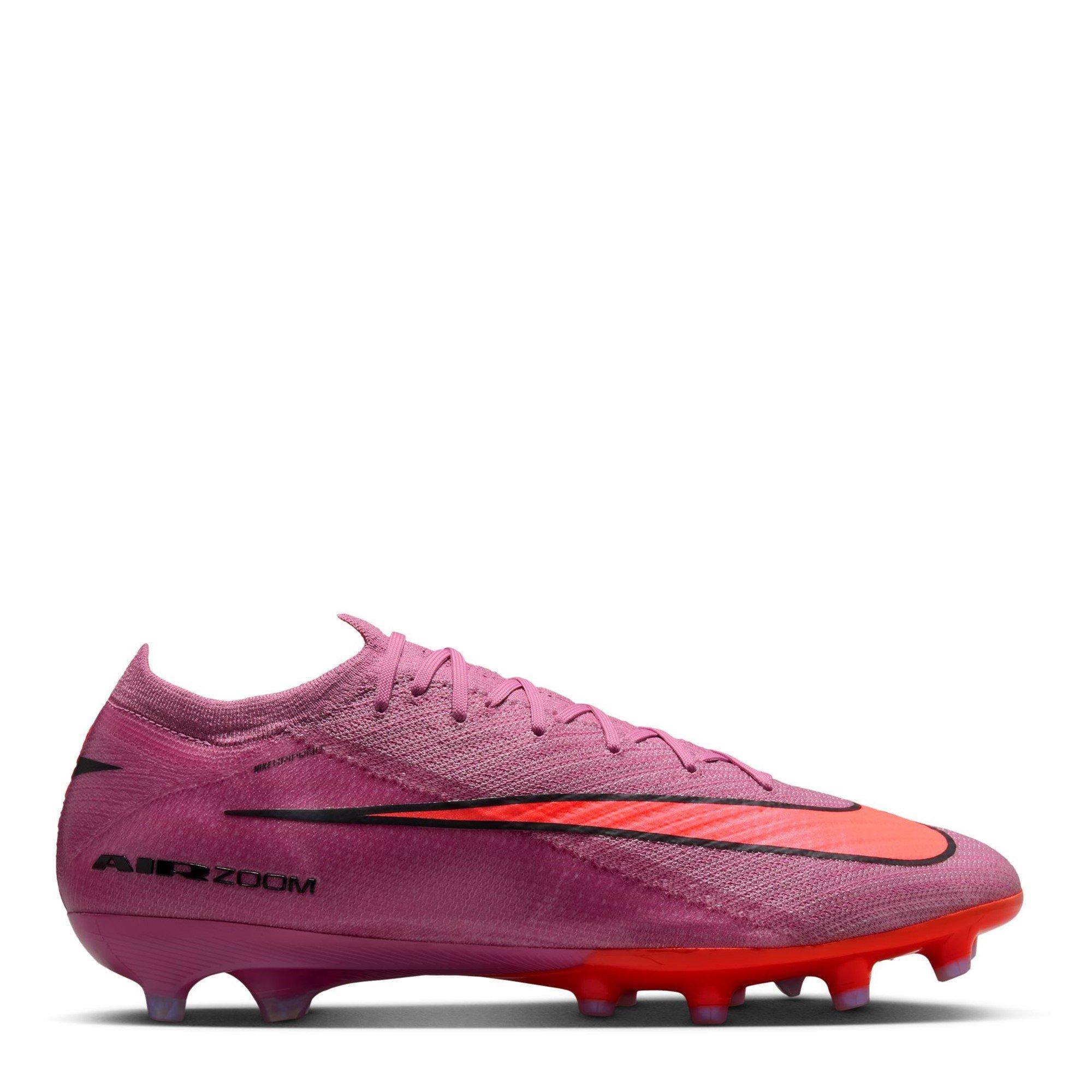Nike Men's Mercurial Vapor 16 Elite Adults Artifical Ground Football Boots - Pink/Black - 12 (47.5)