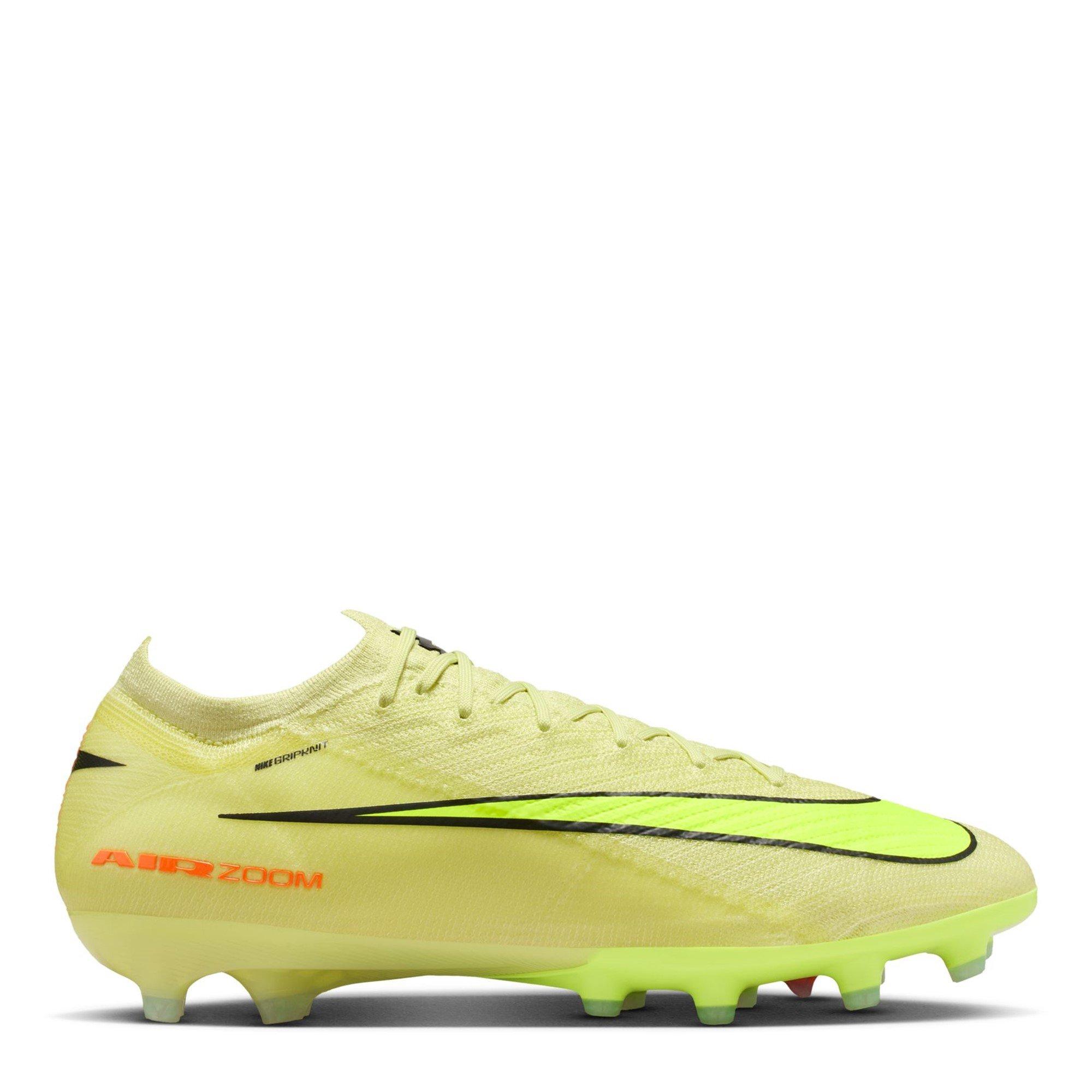 Nike Men's Mercurial Vapor 16 Elite Adults Artifical Ground Football Boots - Volt/Crimson - 11 (46)