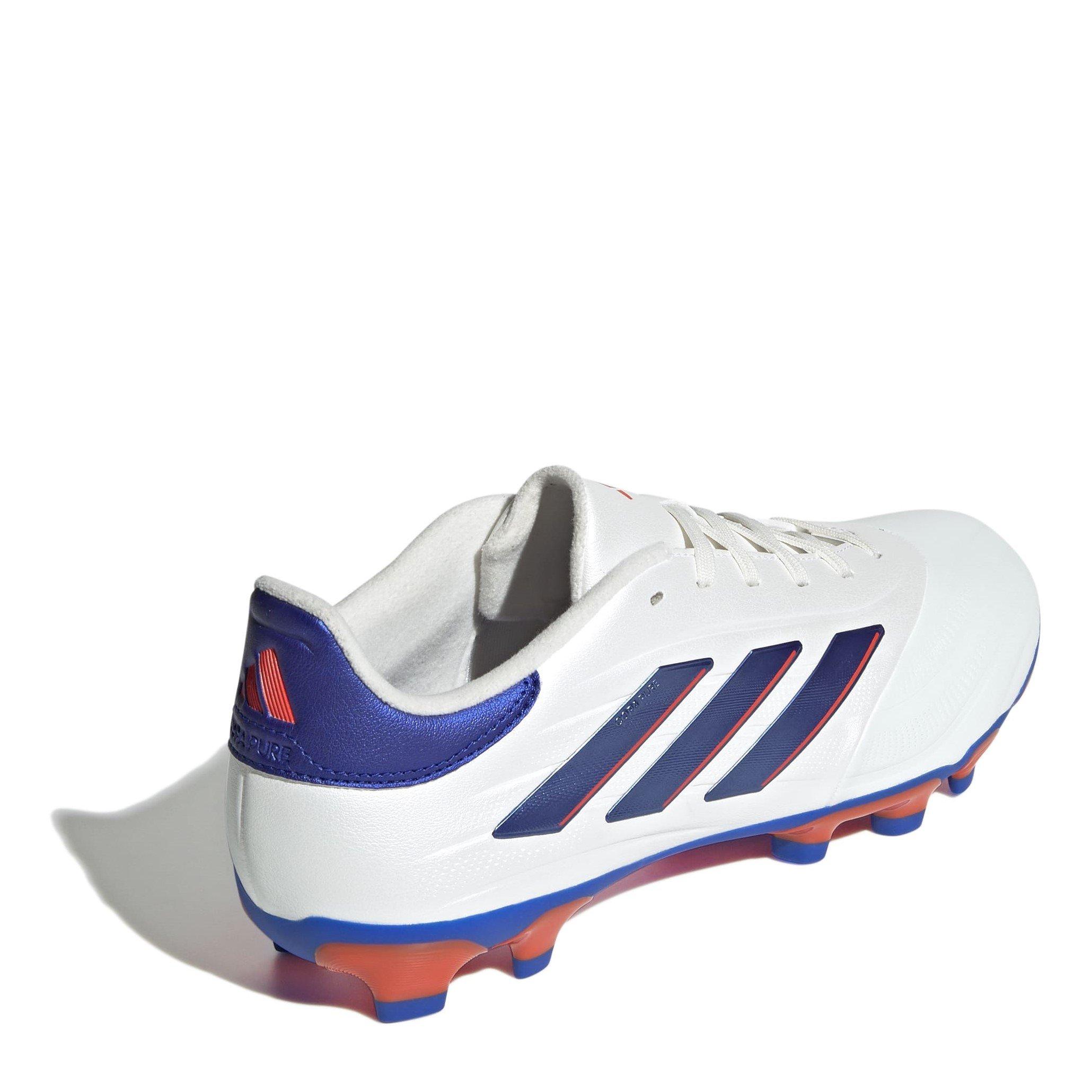 FTWWHT/LUCBLU/S - adidas - Pure 2 League Firm Ground Football Boots - 4