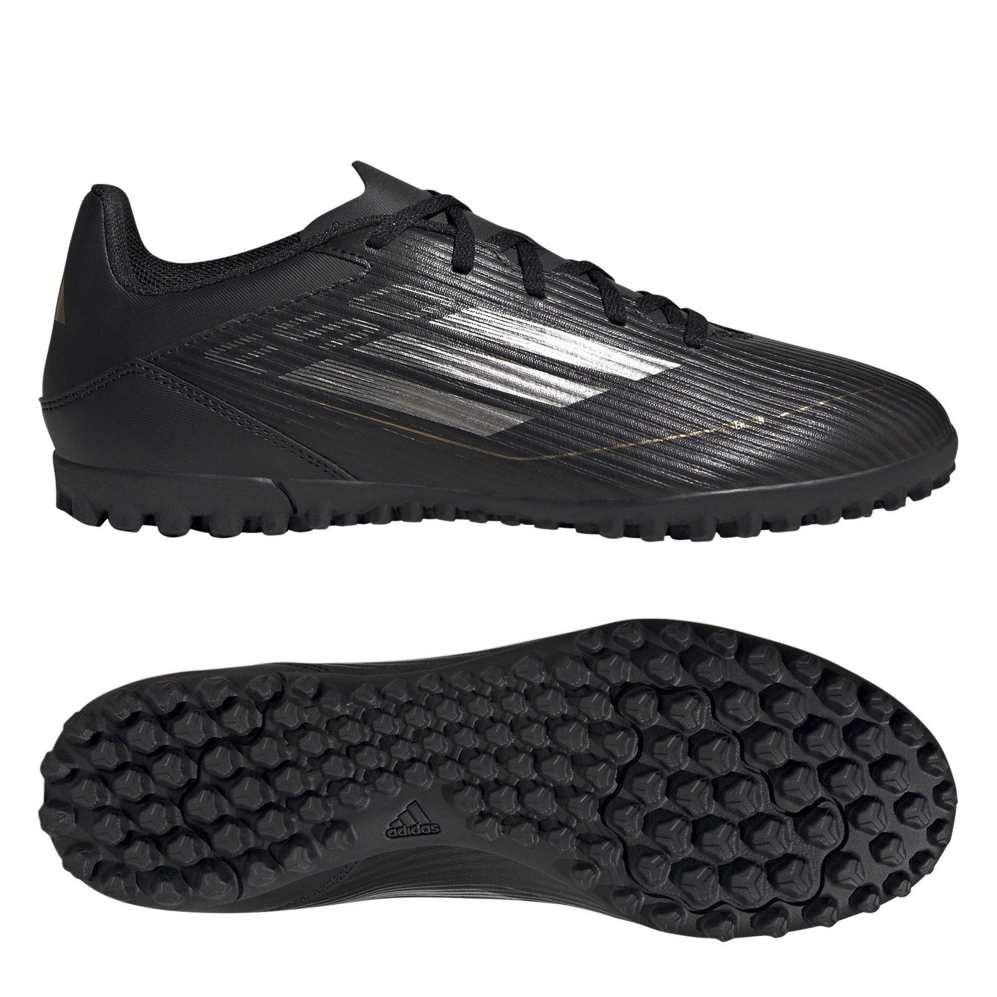 CRNA/ŽELJEZOBR/ŽUTA - adidas - F50 Club Adults Astro Turf Football Boots - 9