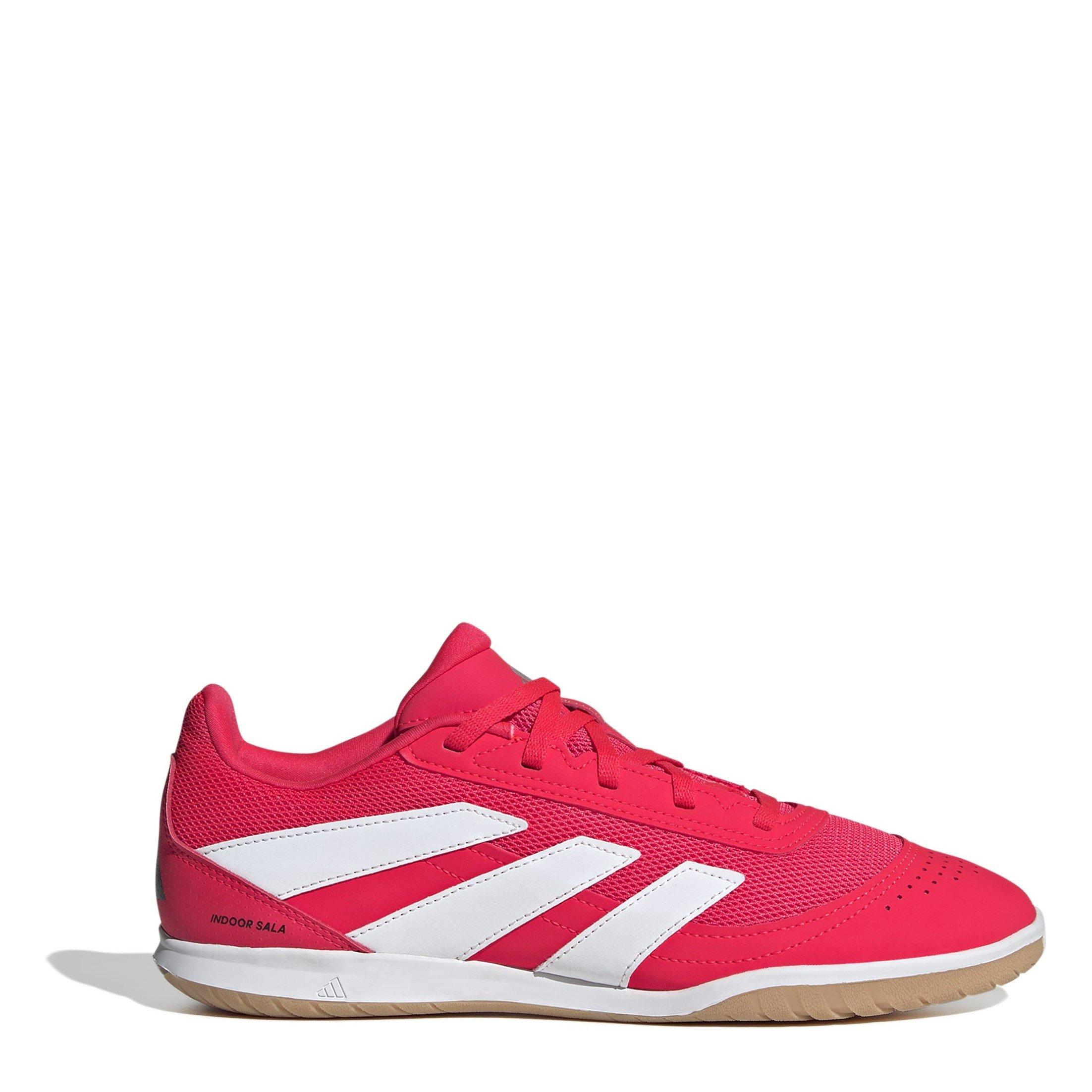 Adidas Men's Pator League Indoor Football Boots - Red/White - 9 (43.3)