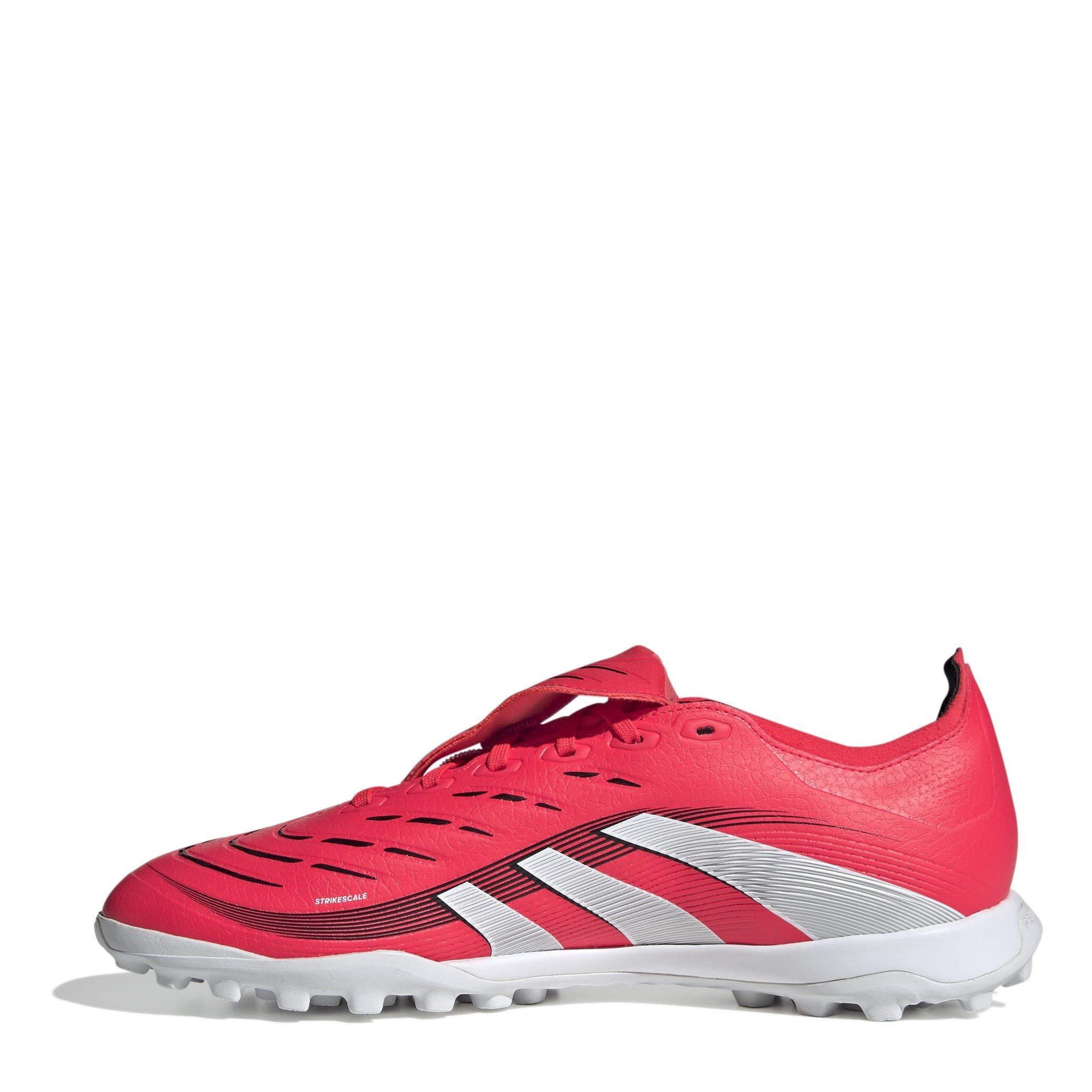 Rood/Wit - adidas - Predator League Fold-Over Tongue Astro Turf Football Boots - 2