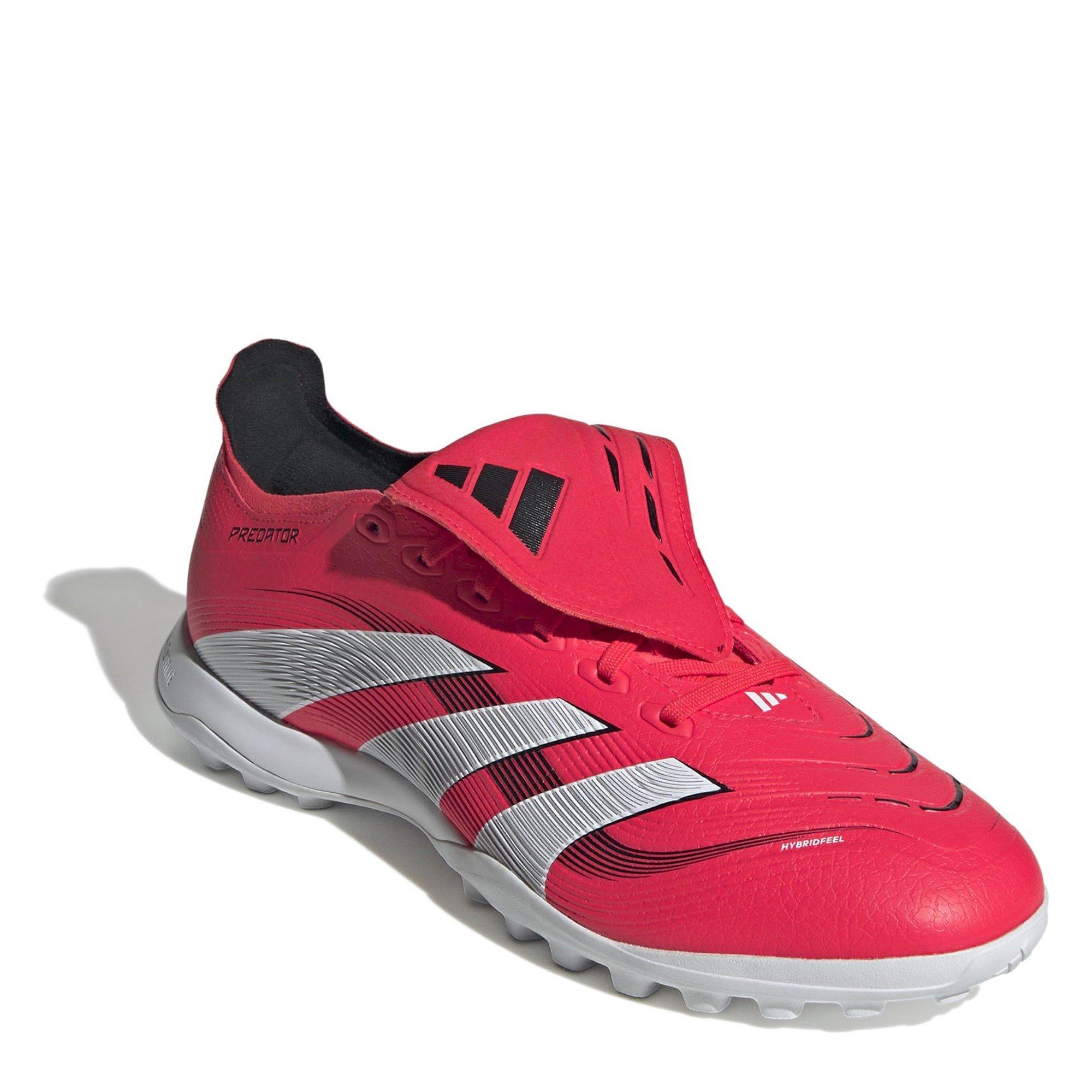 Rood/Wit - adidas - Predator League Fold-Over Tongue Astro Turf Football Boots - 3