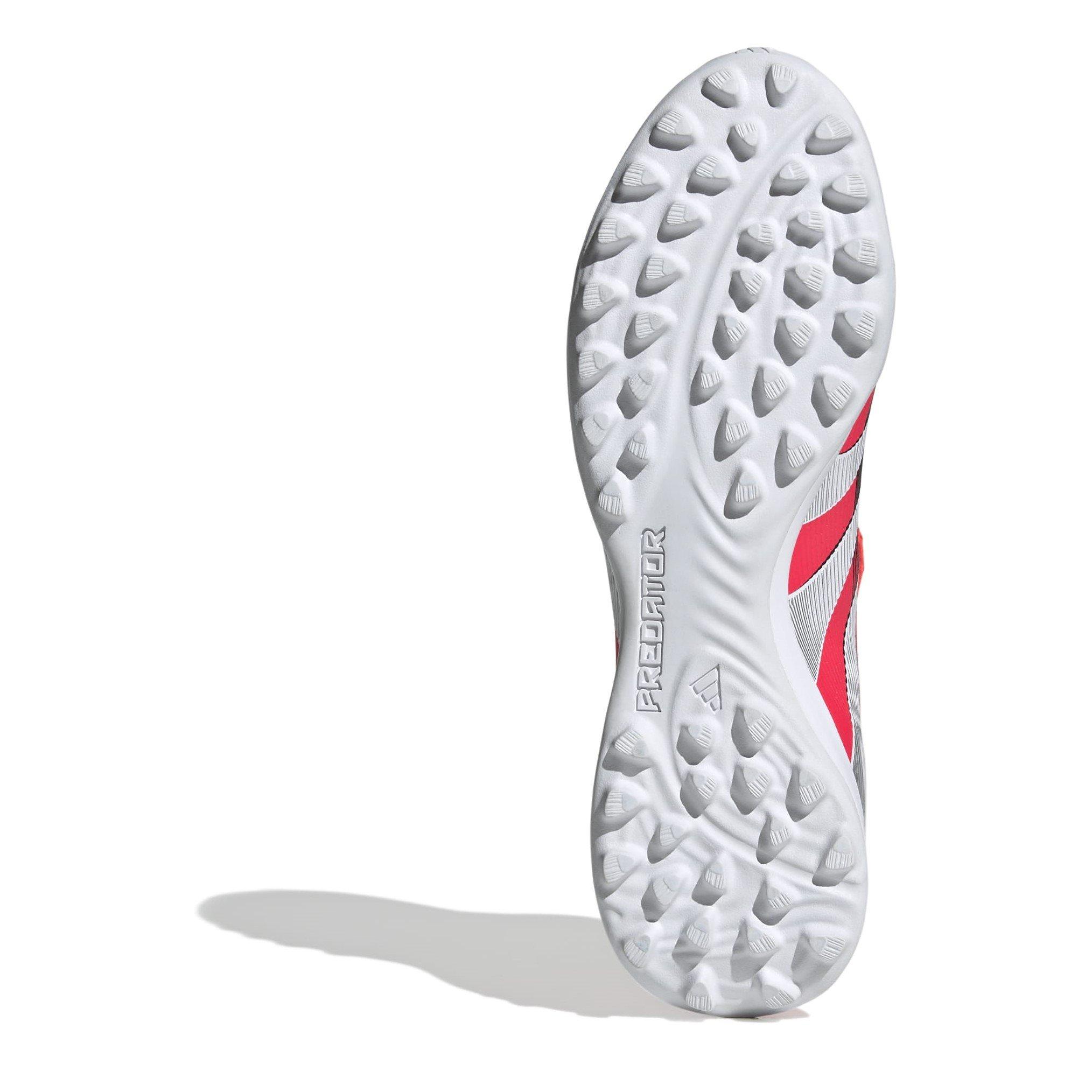 Rood/Wit - adidas - Predator League Fold-Over Tongue Astro Turf Football Boots - 6