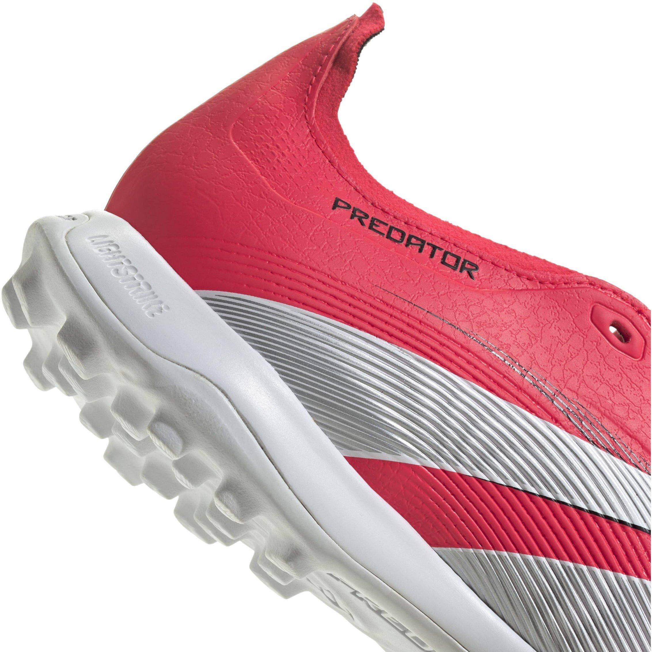Rood/Wit - adidas - Predator League Fold-Over Tongue Astro Turf Football Boots - 7