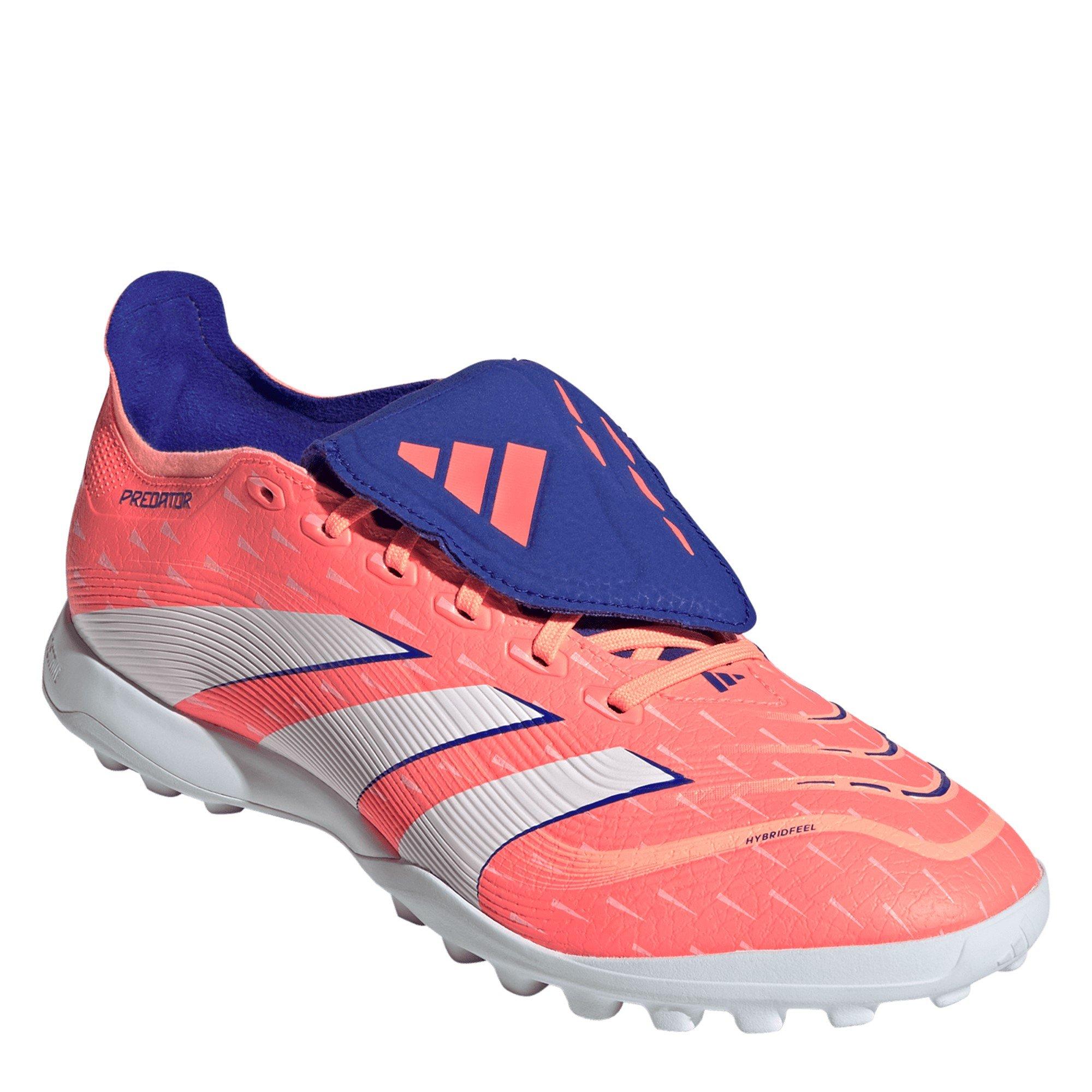 Orange/White - adidas - Predator League Fold-Over Tongue Astro Turf Football Boots - 3