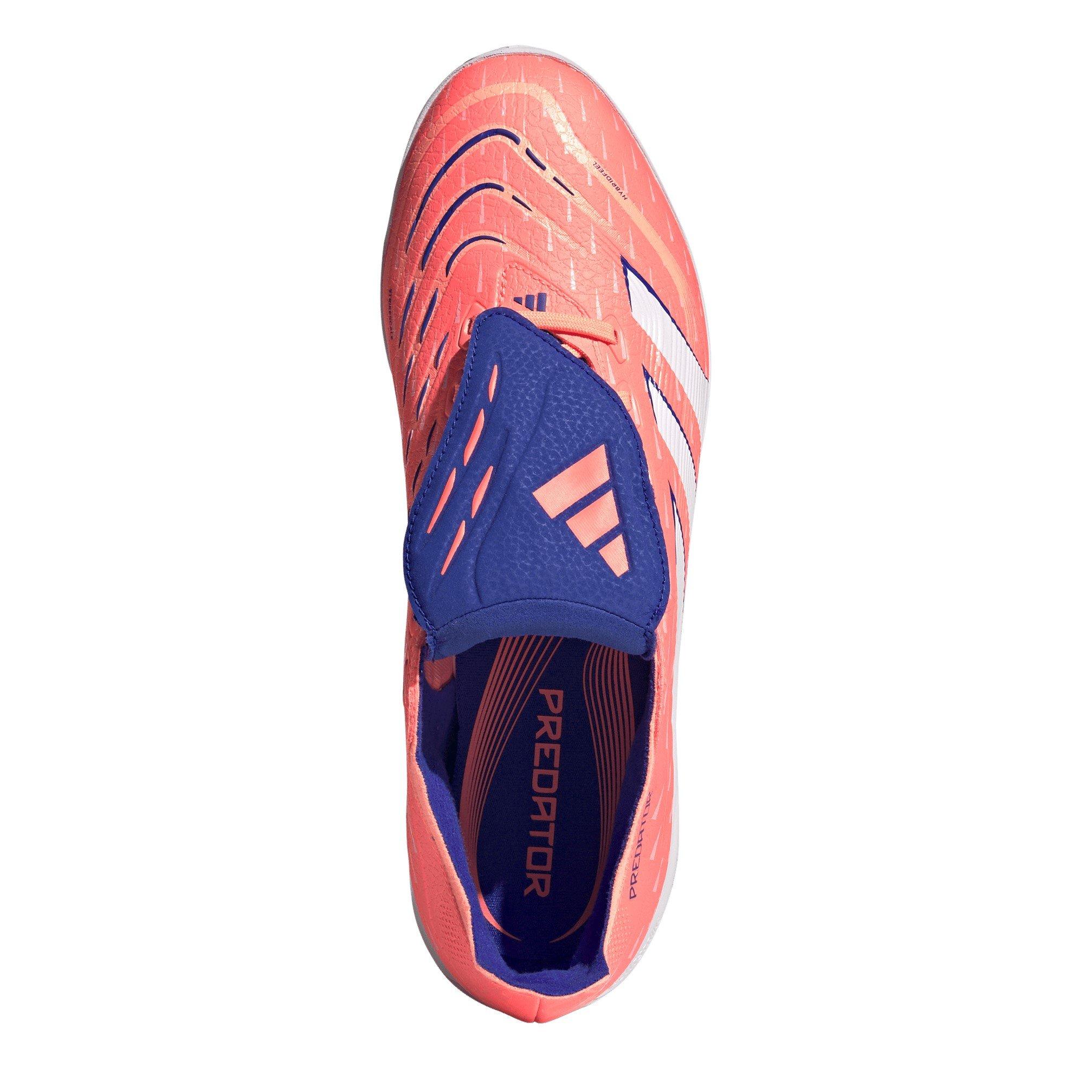 Orange/White - adidas - Predator League Fold-Over Tongue Astro Turf Football Boots - 5