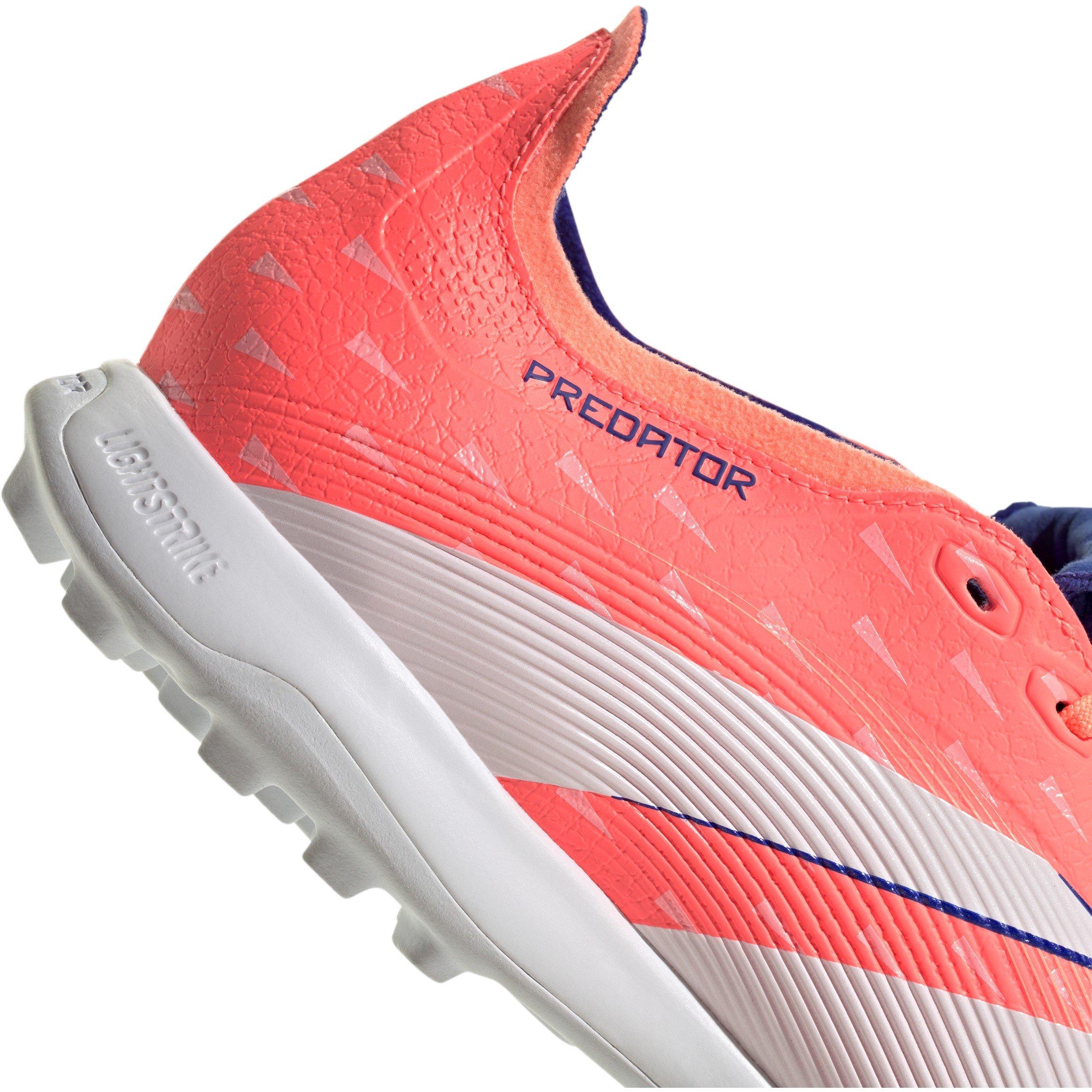 Orange/White - adidas - Predator League Fold-Over Tongue Astro Turf Football Boots - 8