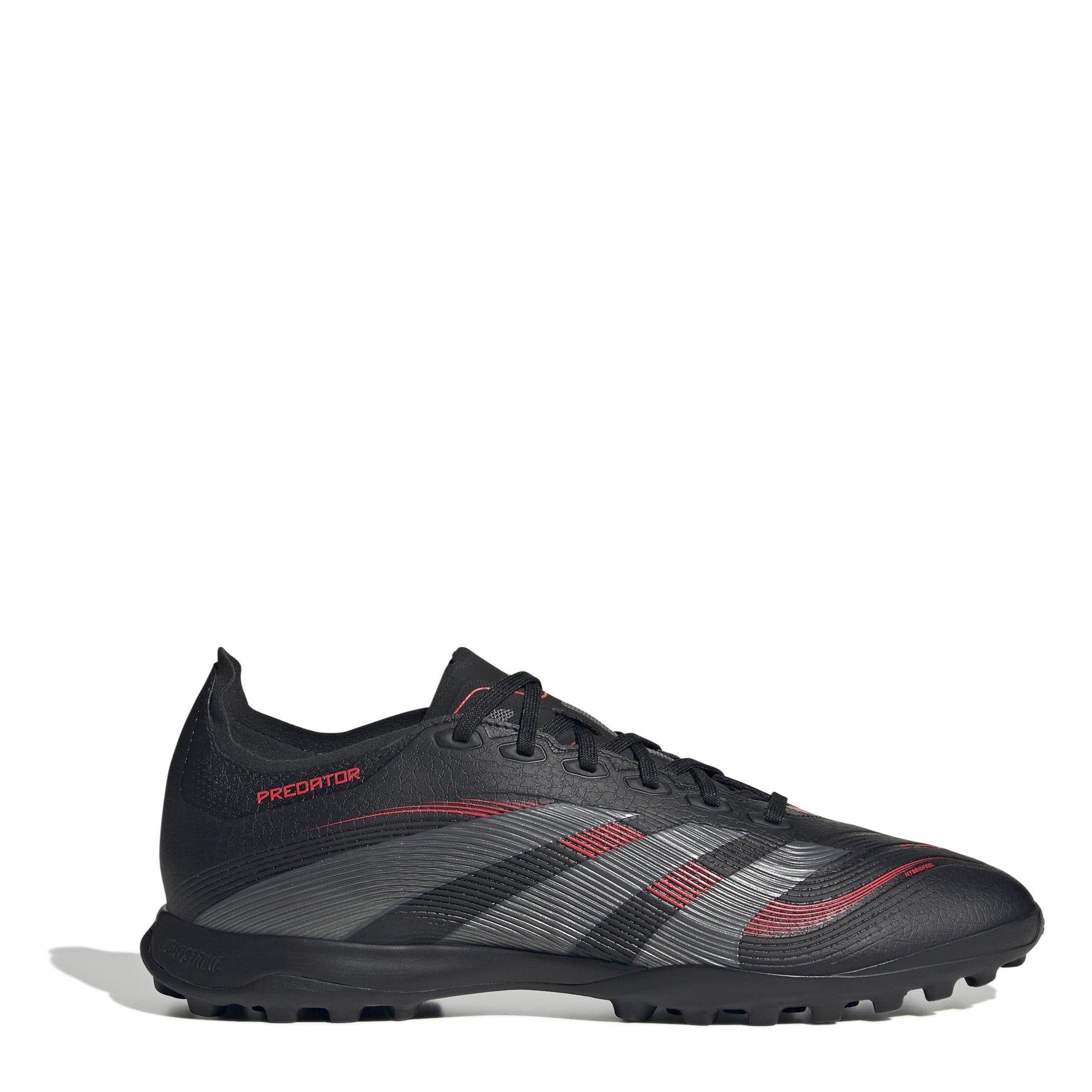 Adidas Men's Predator League Astro Turf Football Boots - Black/Grey - 7.5 (41.3)