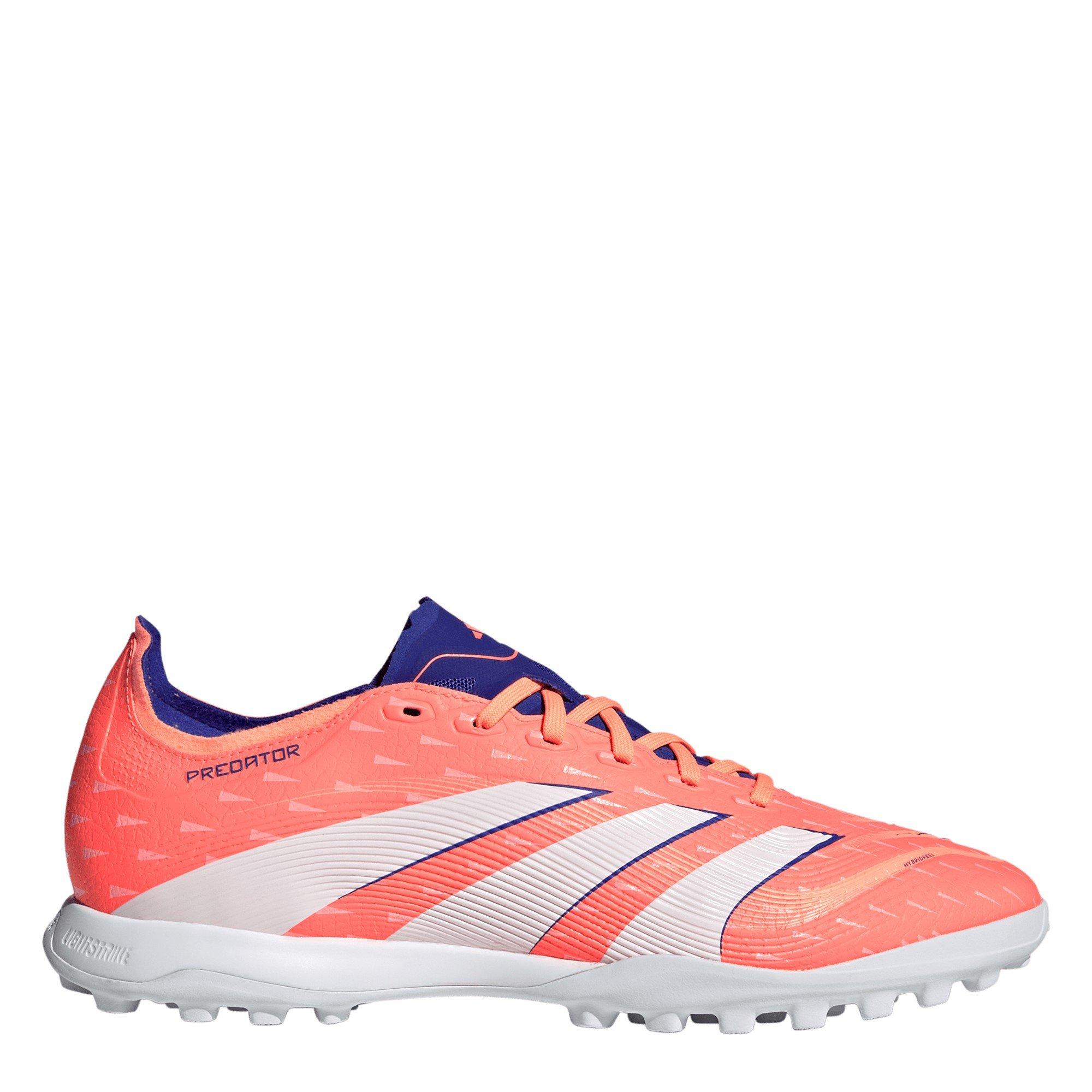 Adidas Men's Predator League Astro Turf Football Boots - Orange/White - 8 (42)