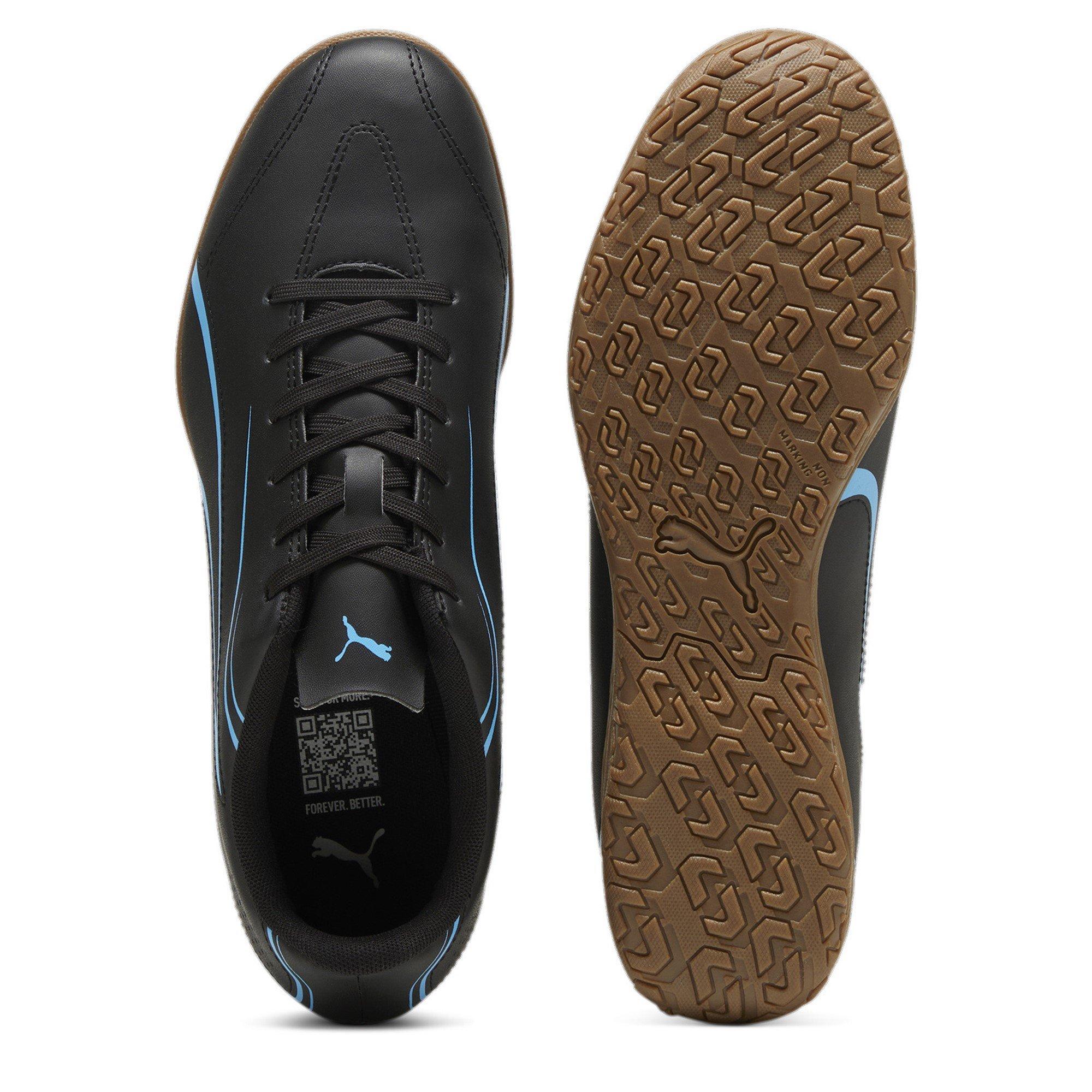 Black-Lumi Blue - Puma - Vitoria Indoor Football Boots - 3