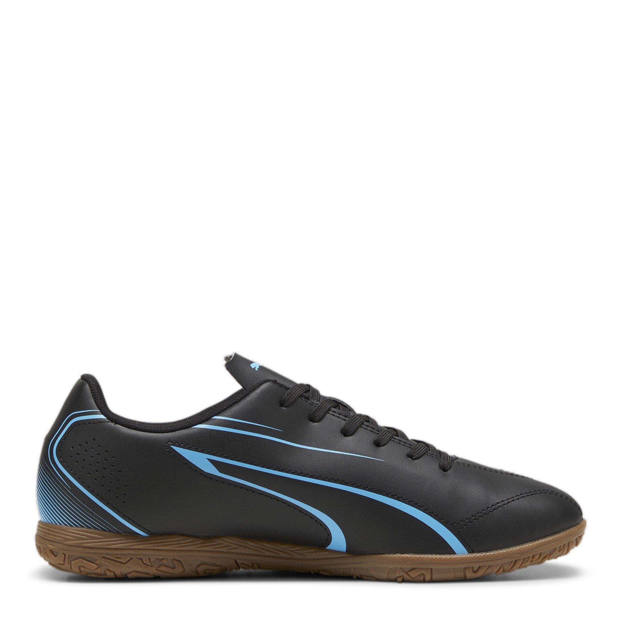 Black-Lumi Blue - Puma - Vitoria Indoor Football Boots - 4