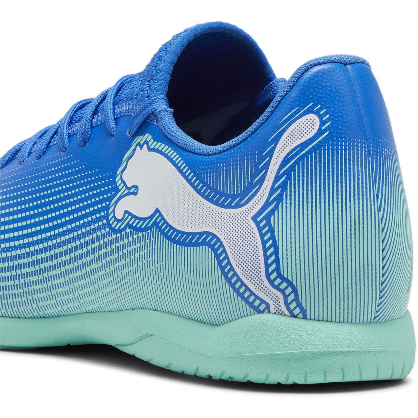 Blue-Mint-White - Puma - Future 7 Play Indoor Football Boots - 5