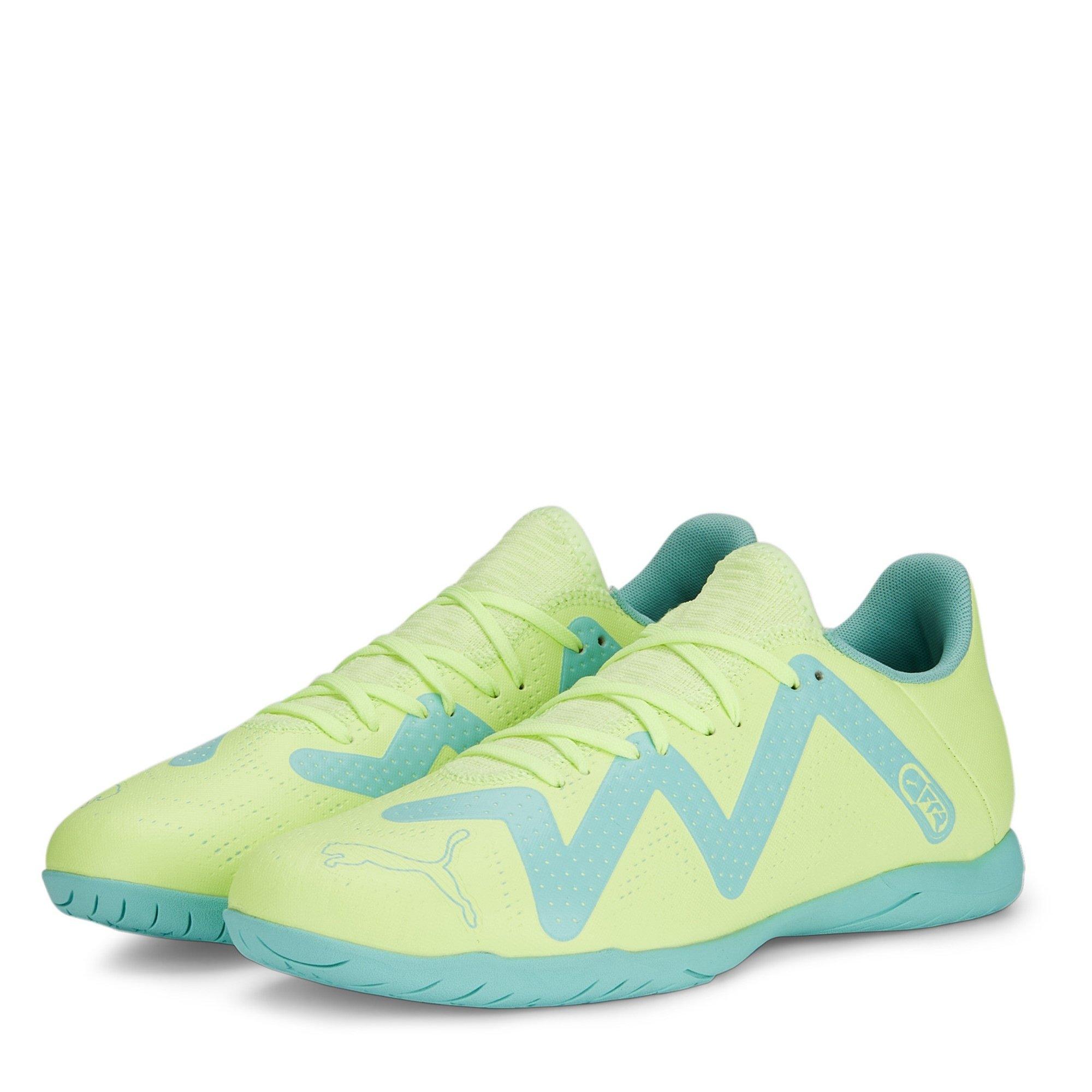 Yellow/Pep Mint - Puma - Future Play It Indoor Football Boots - 1