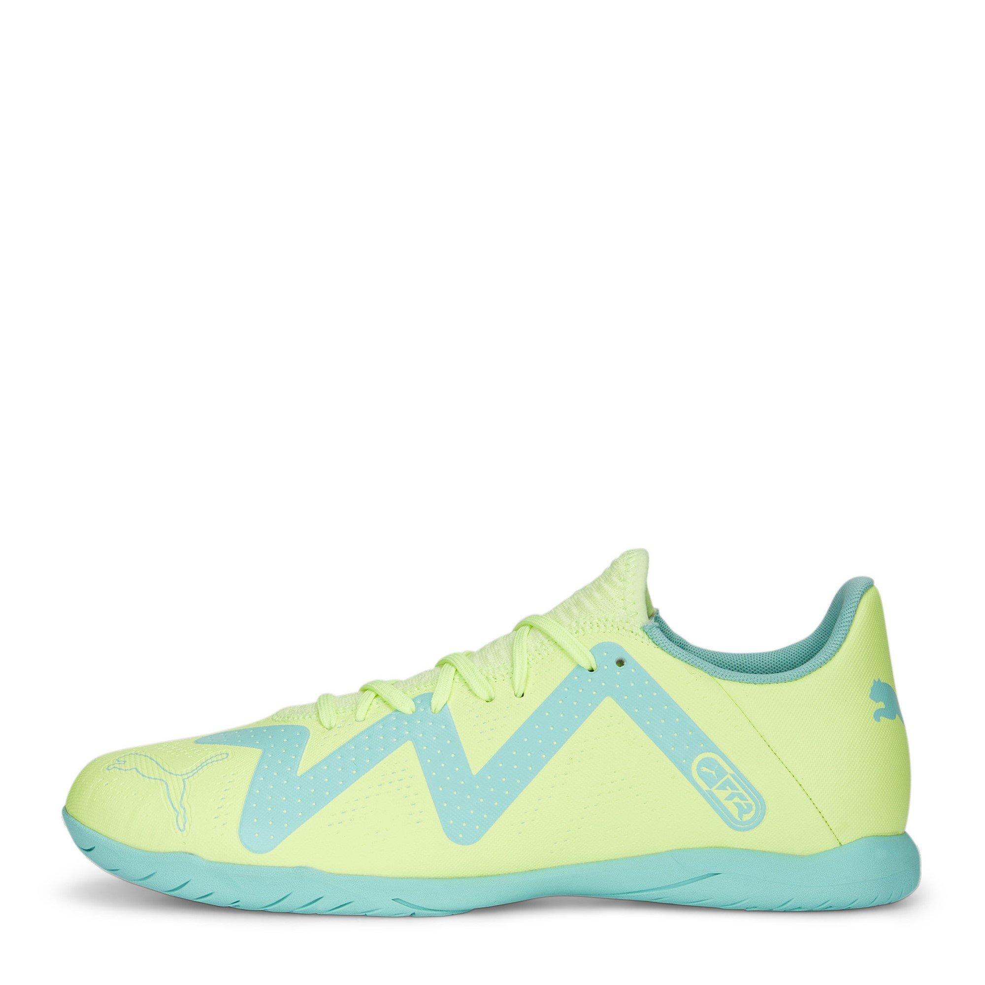 Yellow/Pep Mint - Puma - PUMA FUTURE Play Indoor Football Boots - 2