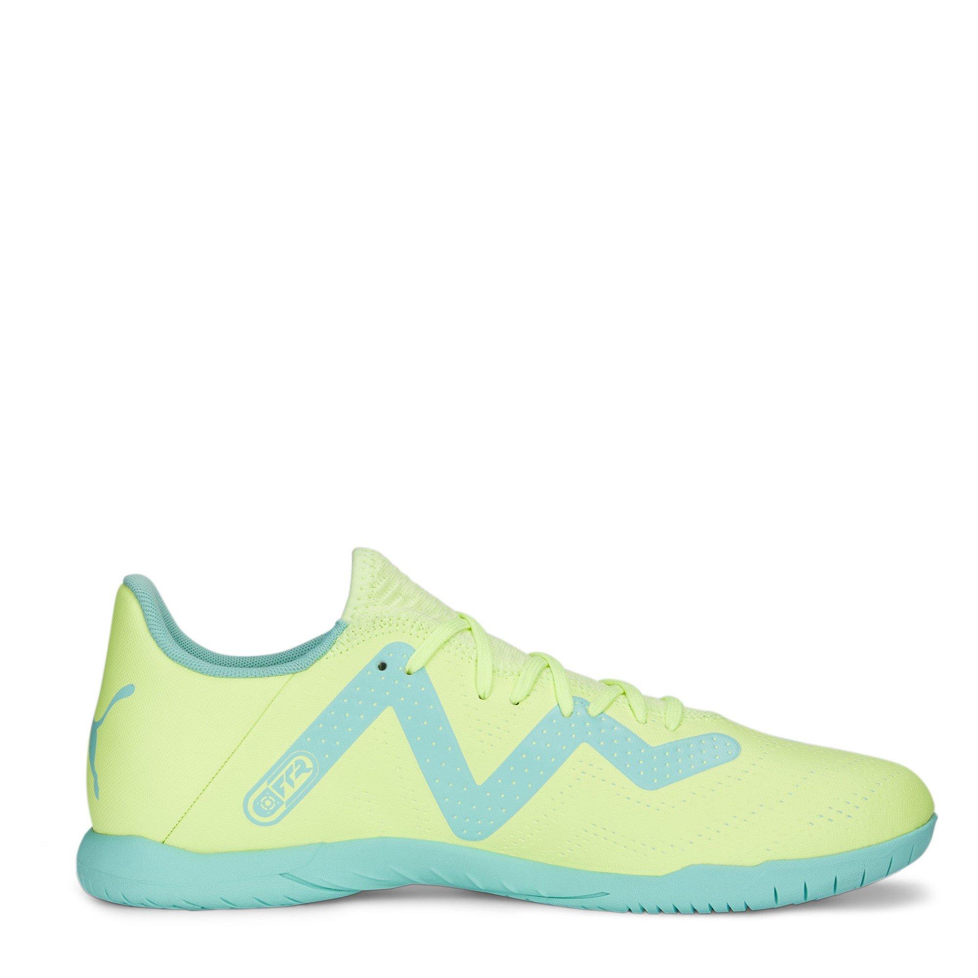 Yellow/Pep Mint - Puma - PUMA FUTURE Play Indoor Football Boots - 4