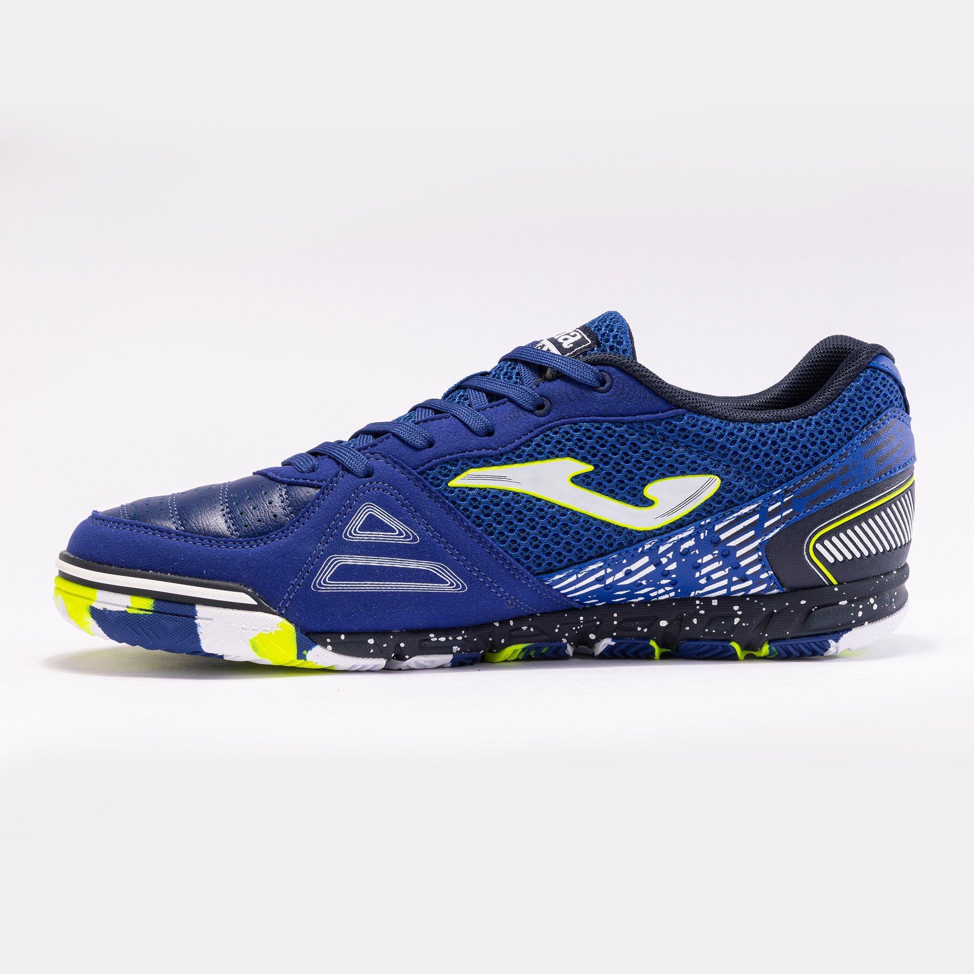 Royal Blue - Joma - Mundial Leather Indoor Football Trainers - 2