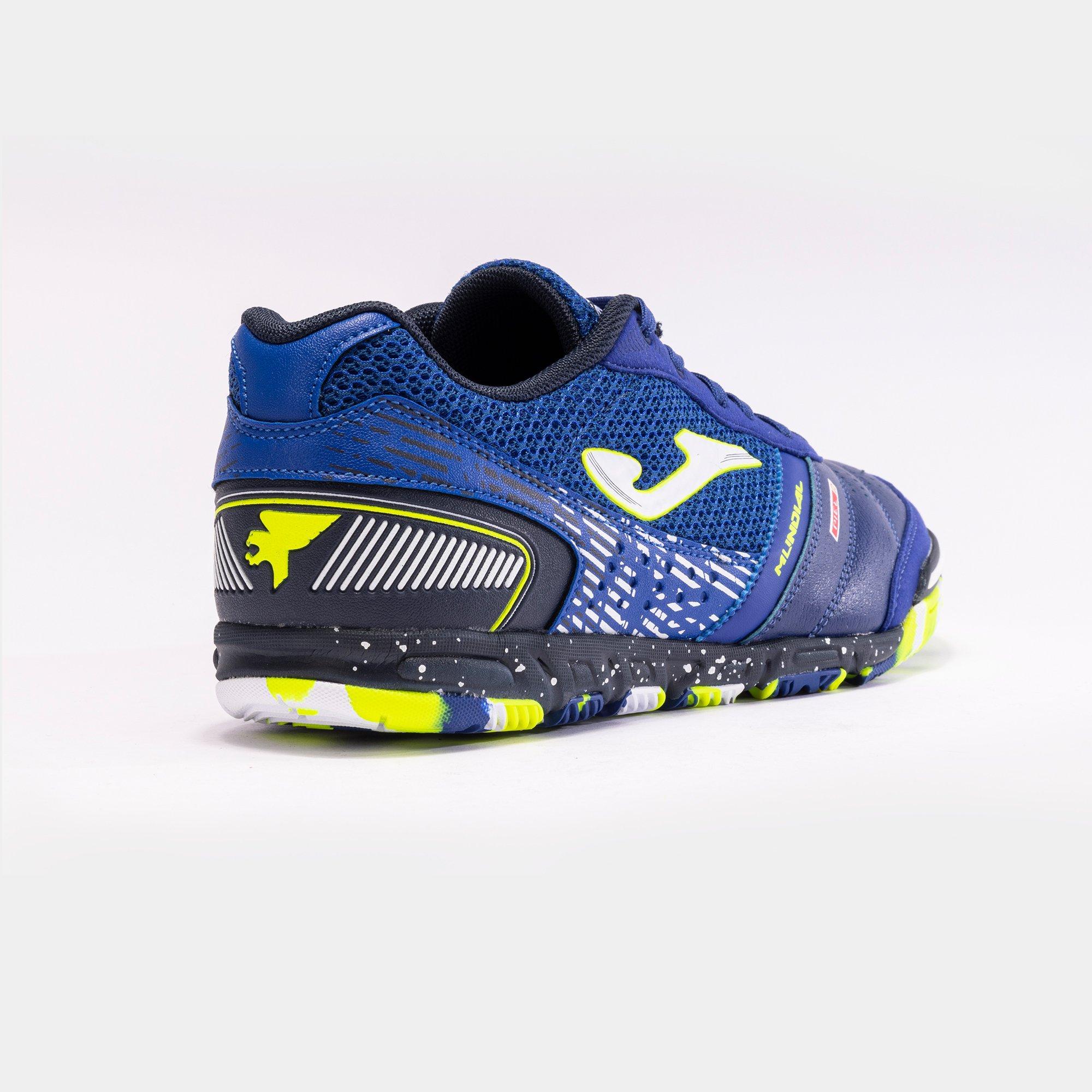 Royal Blue - Joma - Mundial Leather Indoor Football Trainers - 3