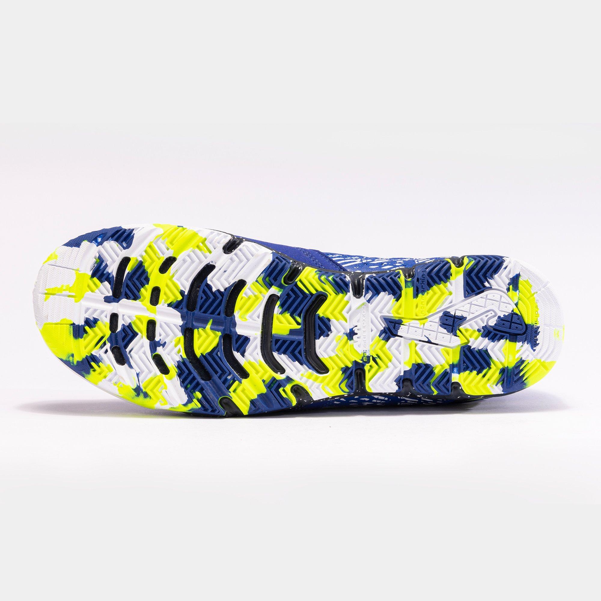 Royal Blue - Joma - Mundial Leather Indoor Football Trainers - 4