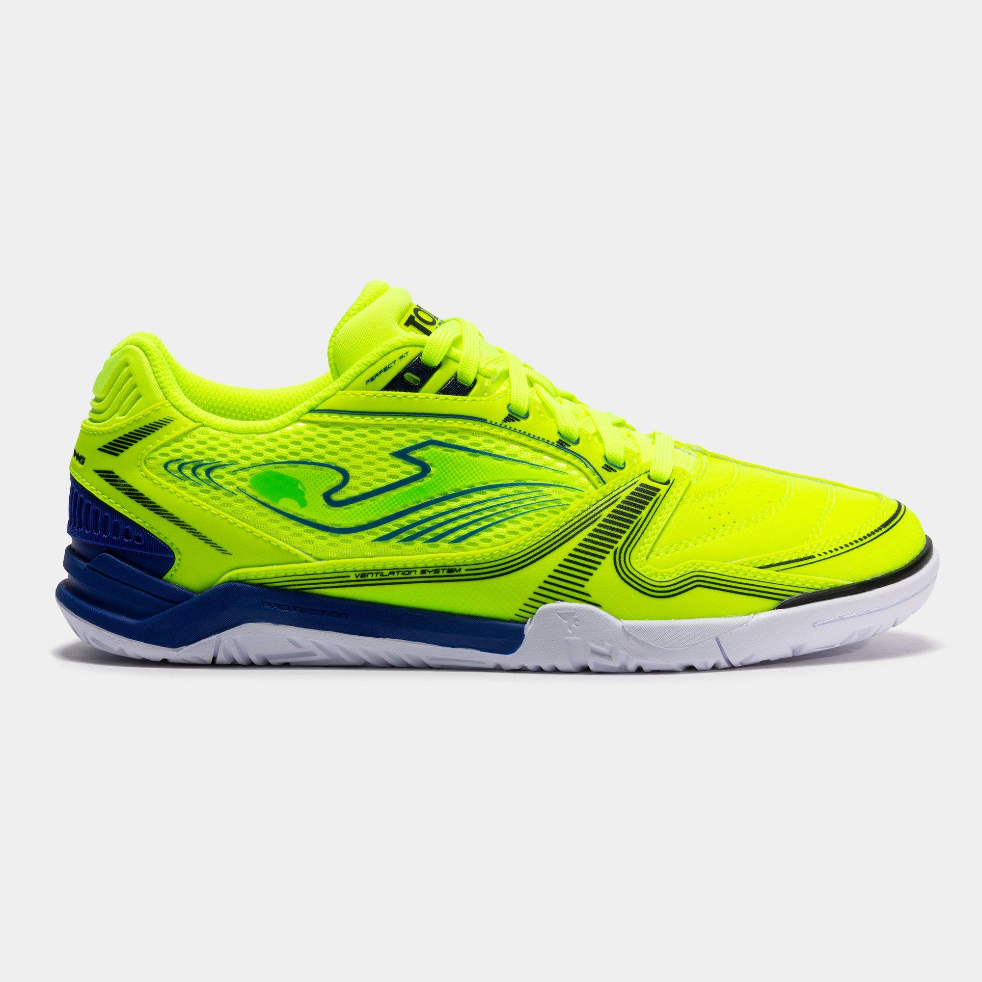 Joma Men's Dribling 721 Indoor Football Trainers - Fluo Yellow - 9.5 (44)