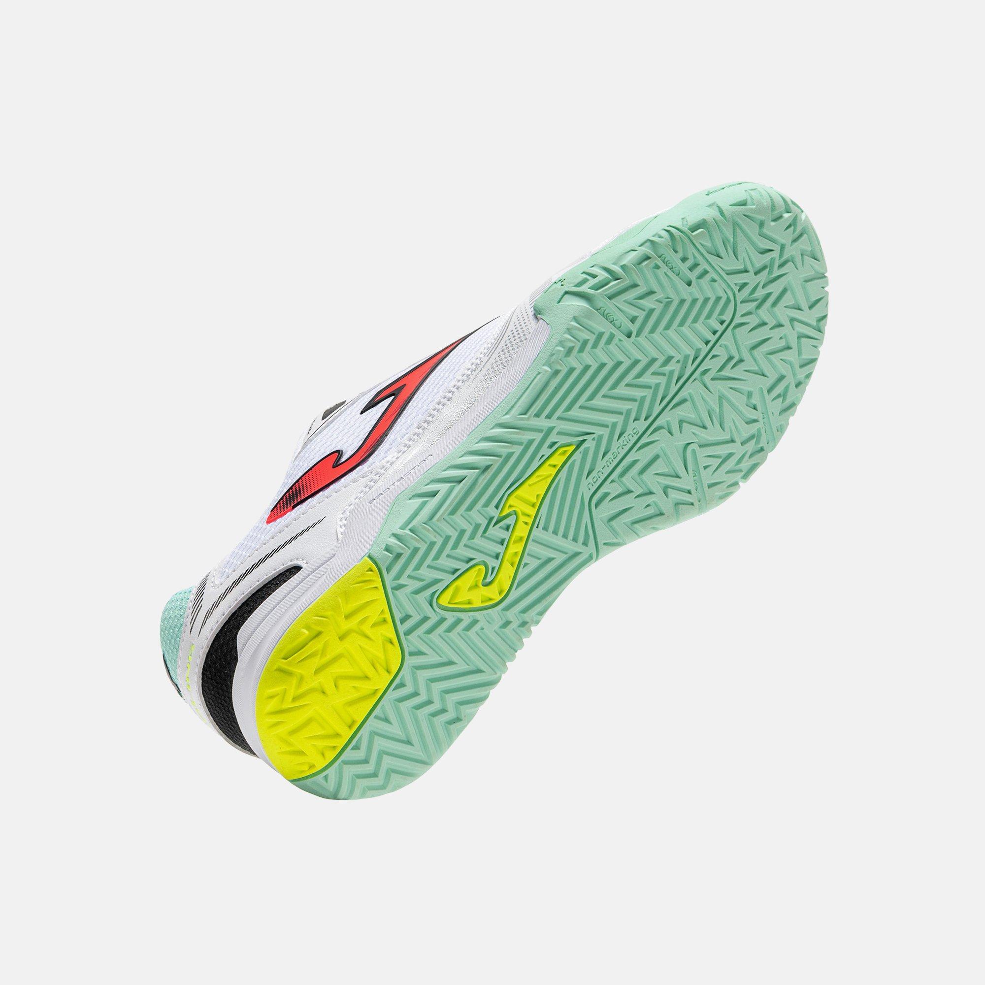 White/Turq - Joma - Dribling 721 Indoor Football Trainers - 2