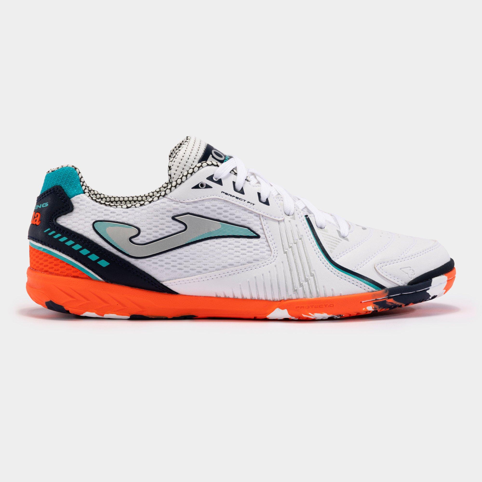 Branco/Laranja - Joma - Dribling 721 Indoor Football Trainers - 1