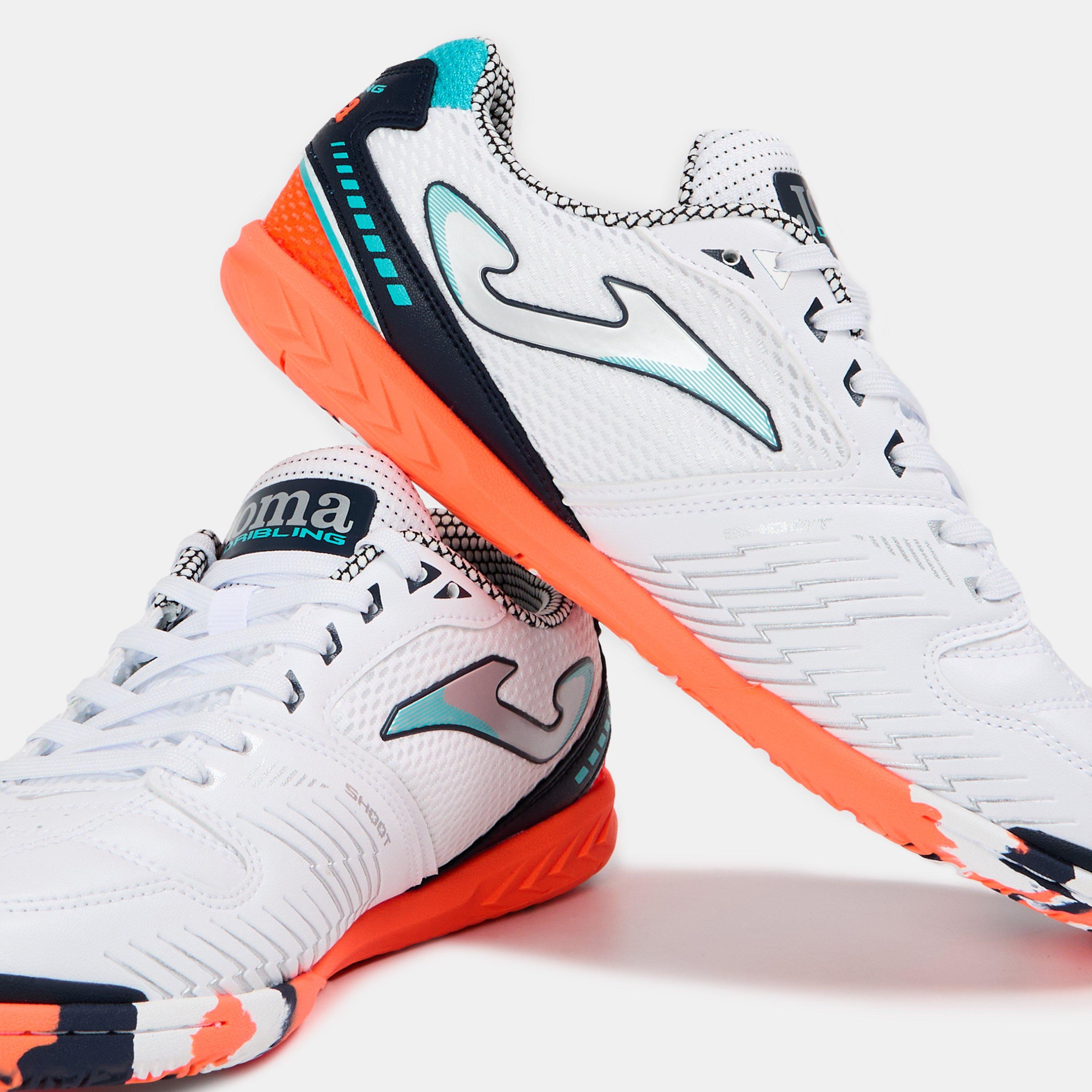 Wit/Oranje - Joma - Dribling 721 Indoor Football Trainers - 2