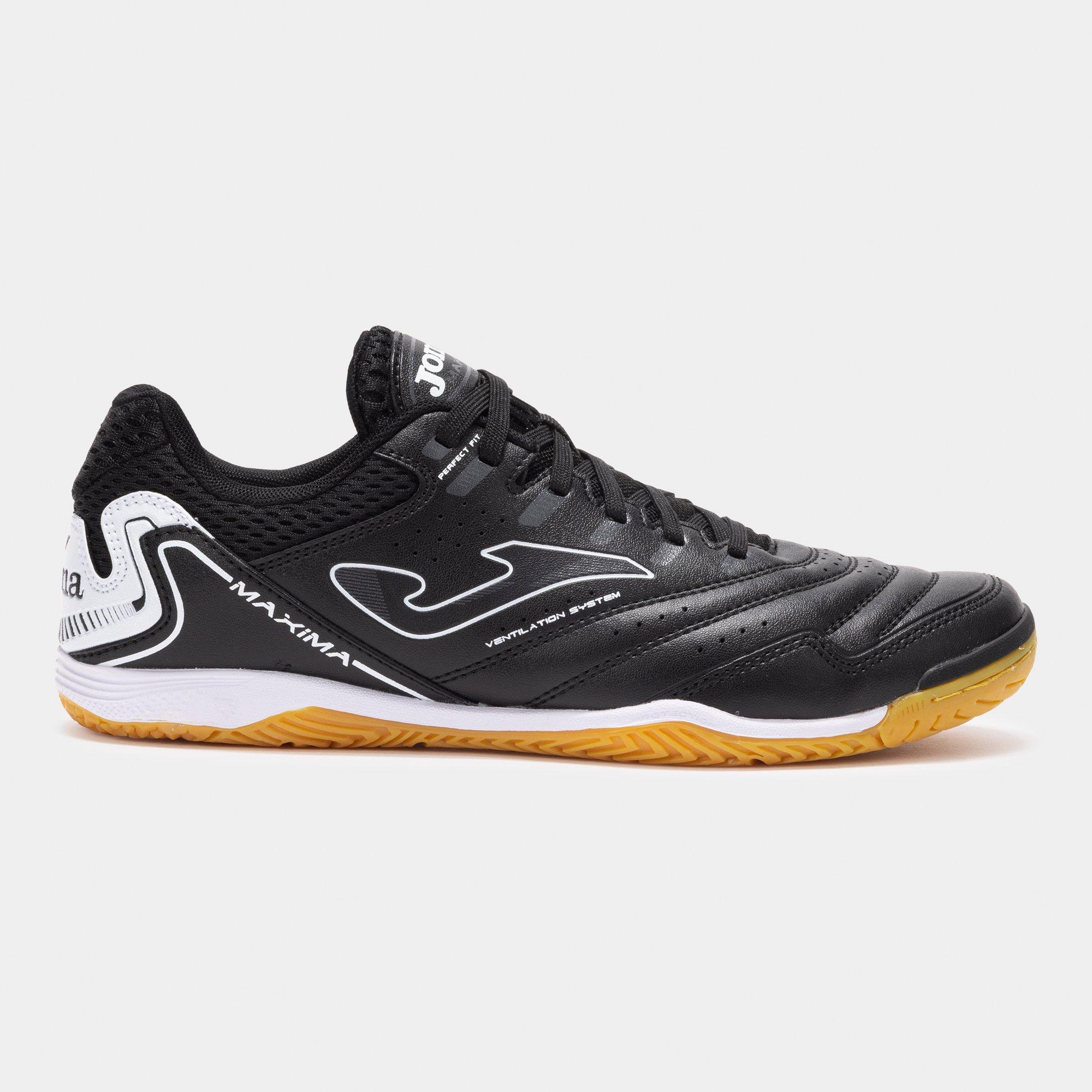 Joma Men's Maxima Indoor Football Boots - Black/White - 11 (46)