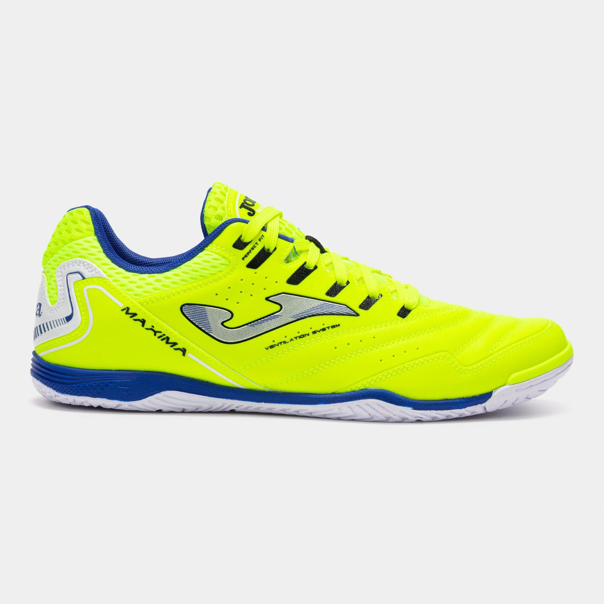 Joma Men's Maxima Indoor Football Boots - Fluo Yellow - 11 (46)