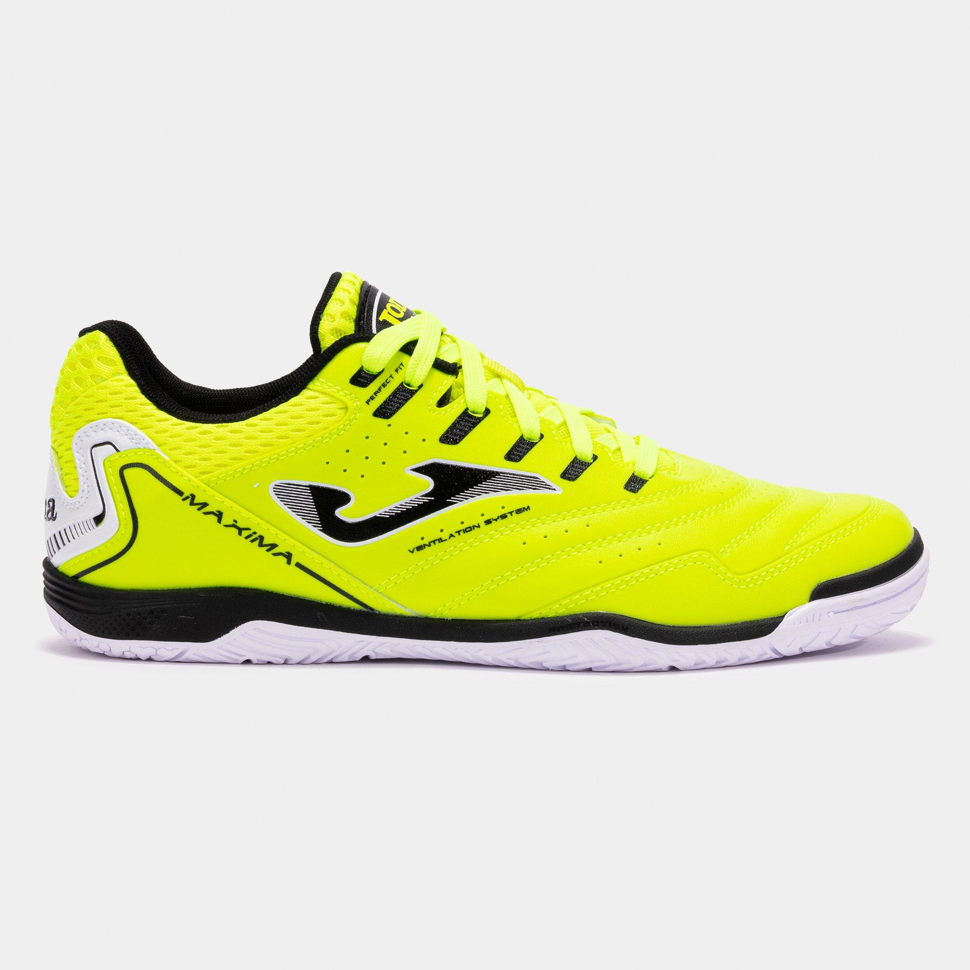 Joma Men's Maxima Indoor Football Boots - Fluo Yellow - 11 (46)
