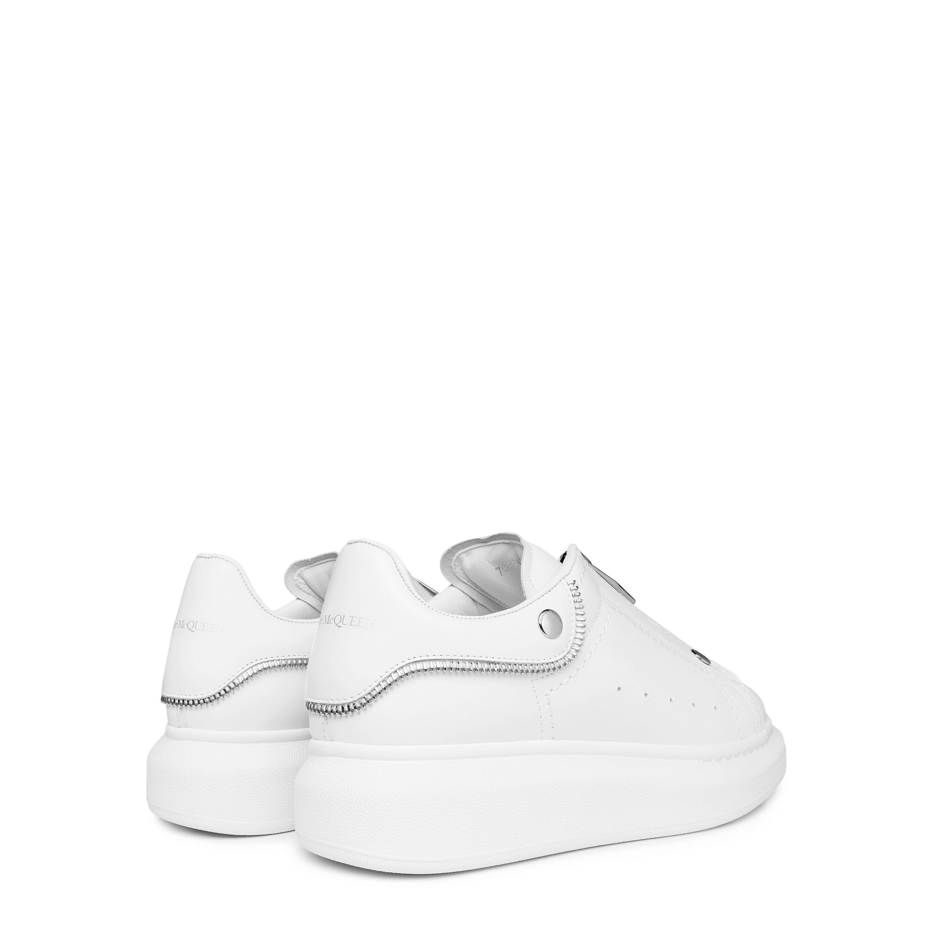Alexander McQueen | Oversized Zip Leather Sneakers | Chunky