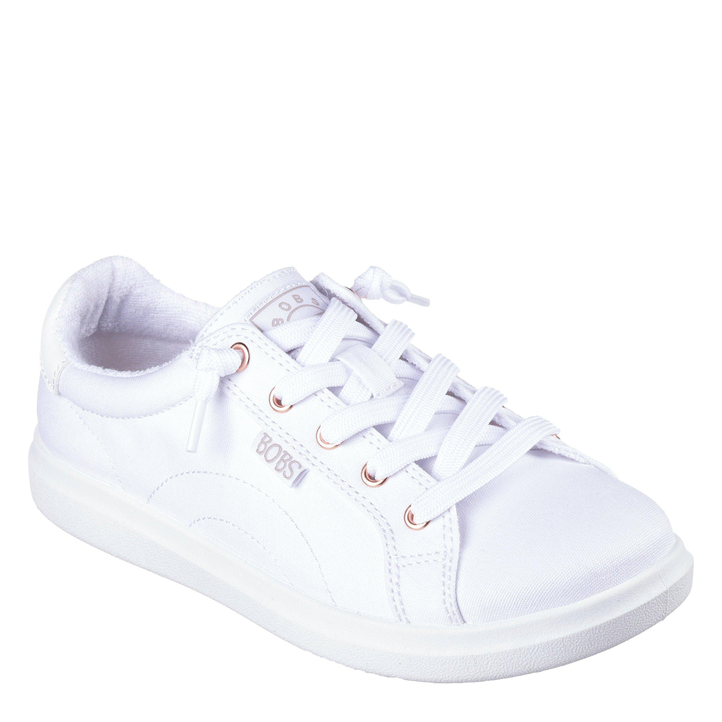 Blanc - Skechers - Skechers Bobs D Vine Low-Top Trainers Womens - 4
