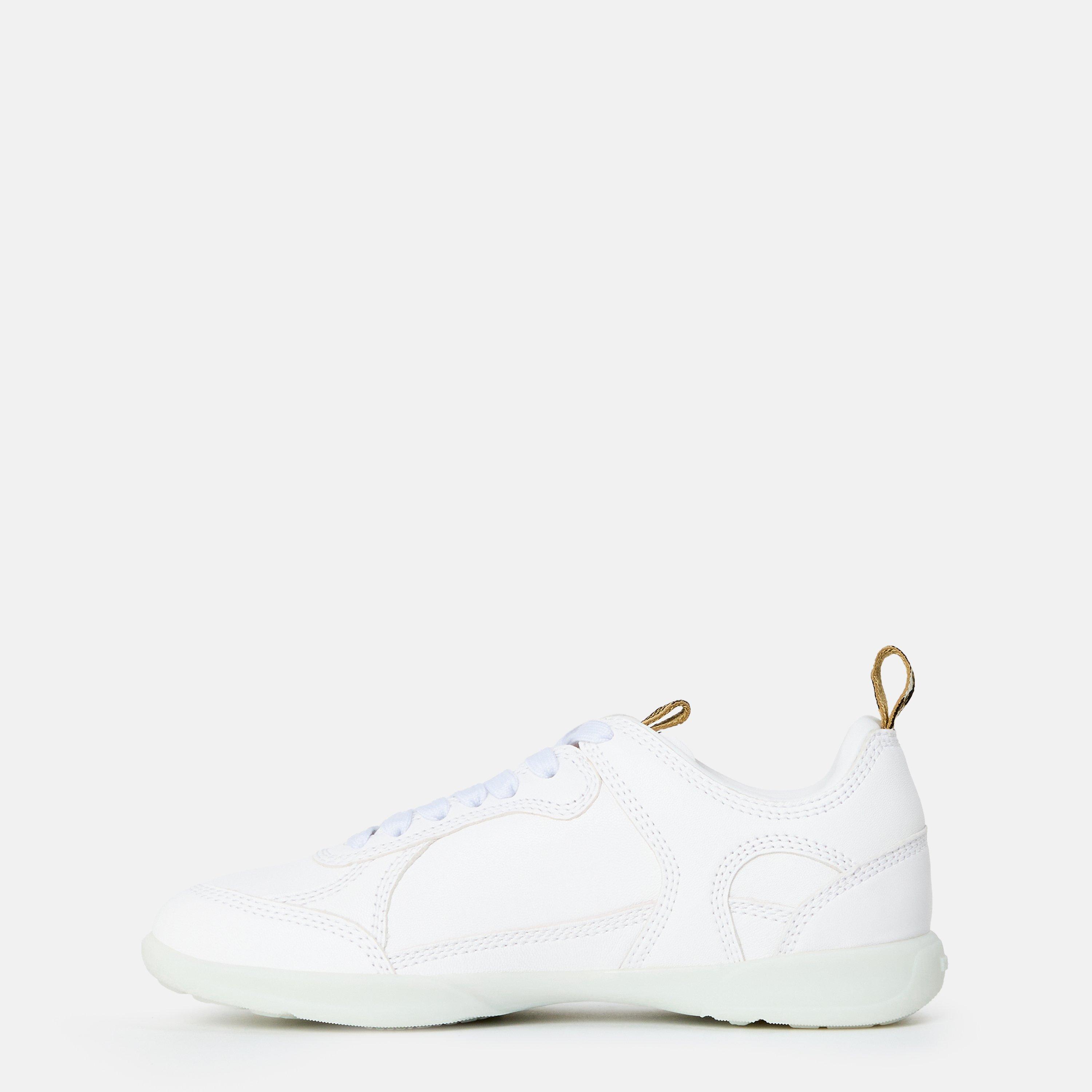 White - Burberry - Women's Burb Matrix Low-Top Trainers - 2