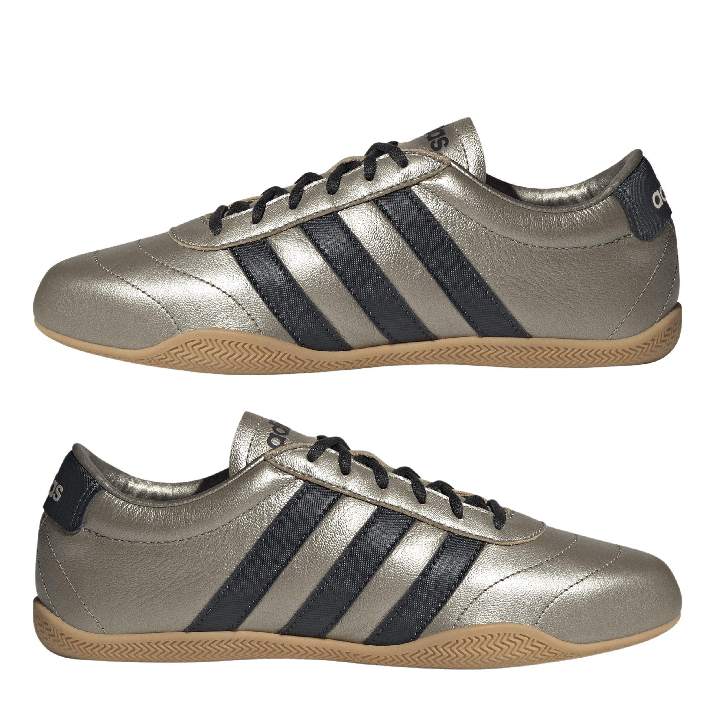 Met/Carbon/Gum - adidas - Grand Court Lo Shoes - 9