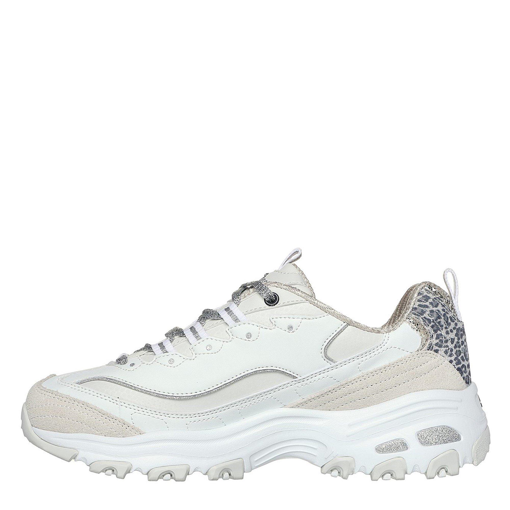 White/Multi - Skechers - Dlite Chic Low-Top Trainers - 2