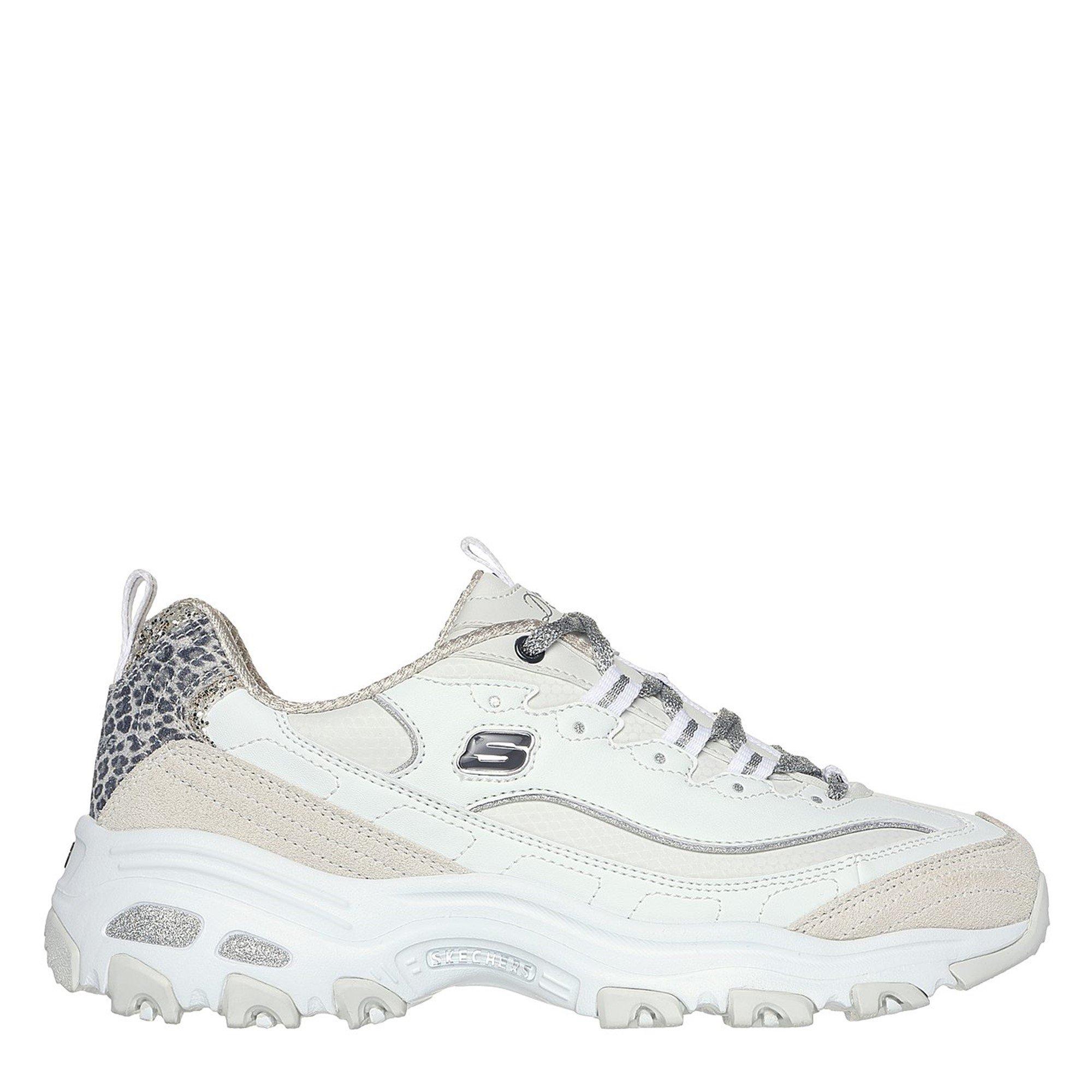 White/Multi - Skechers - Dlite Chic Low-Top Trainers - 3
