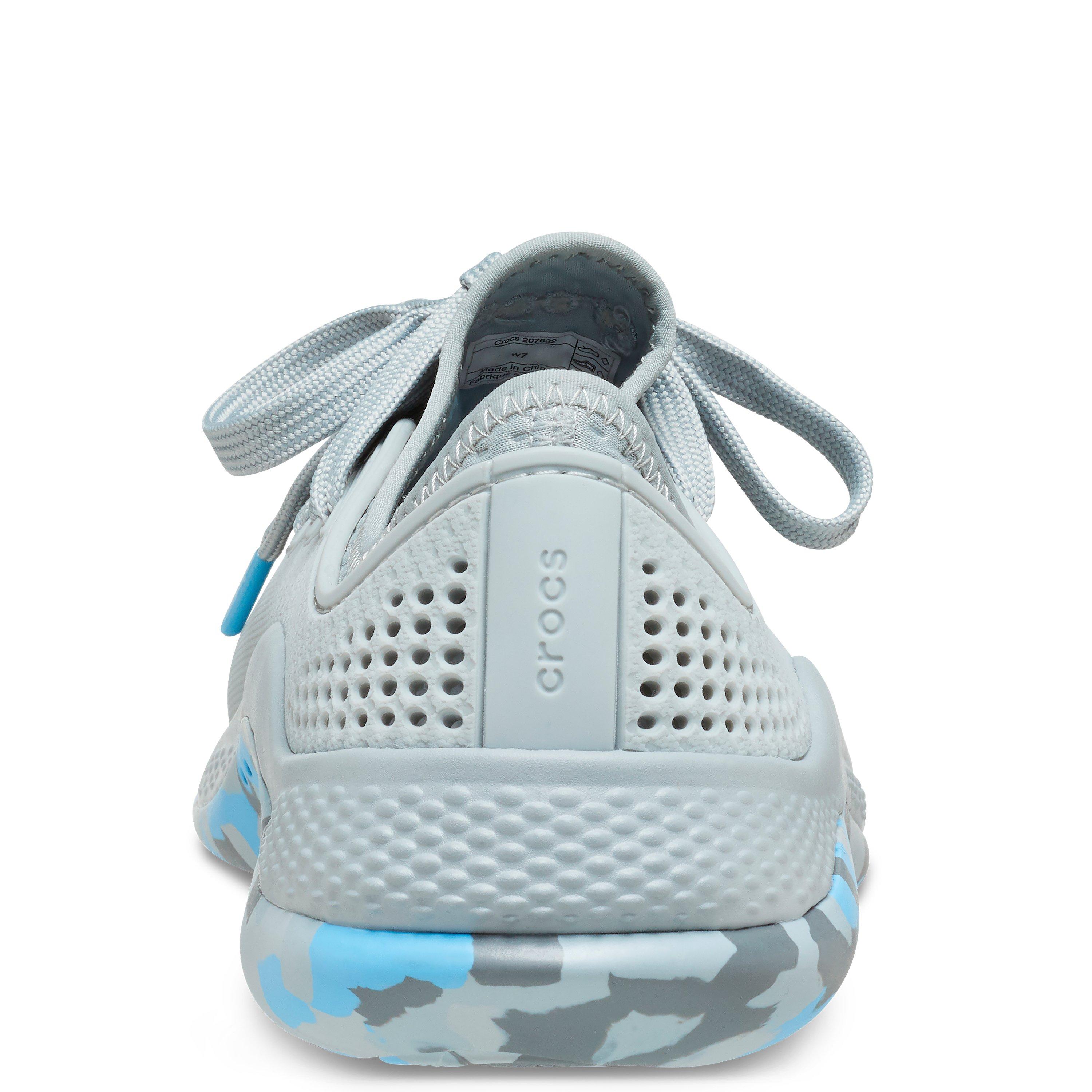 Light Grey/Oxyg - Crocs - Women's LiteRide Pacer Casual Low-Top Trainers - 6