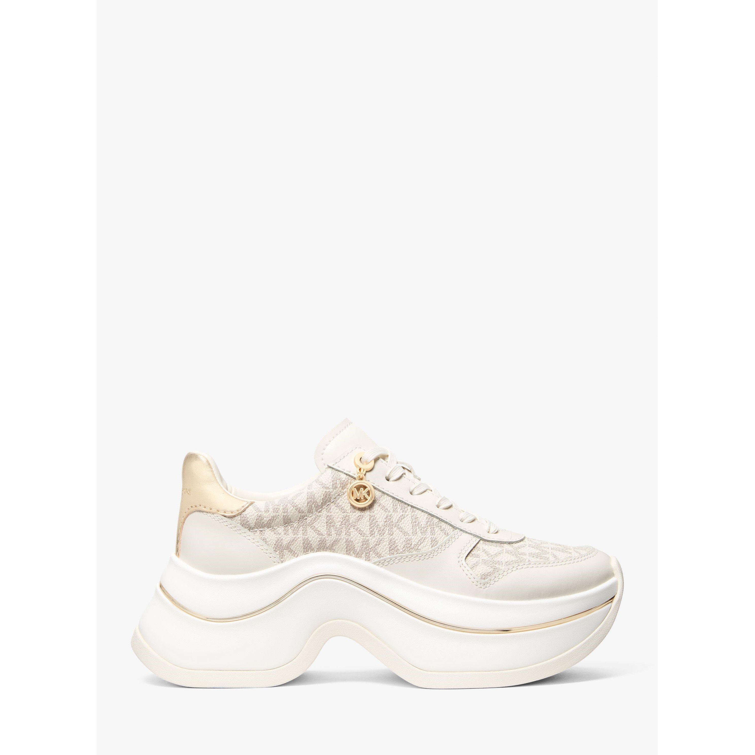Vanilla/Logo - MICHAEL Michael Kors - MMK Arla Trainer Ld54 - 2