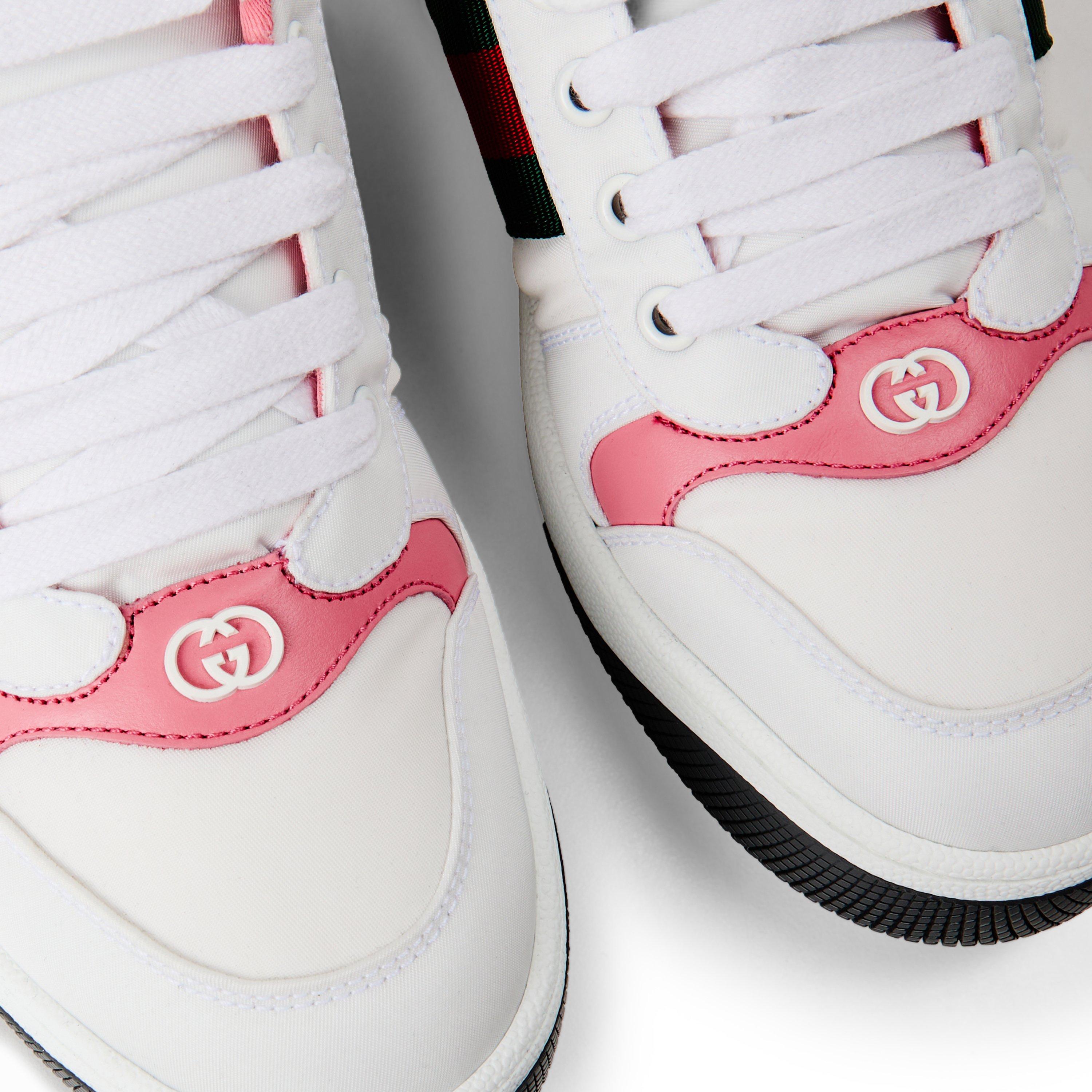 White/Pink - Gucci - Gucci Screener Nylon Ld64 - 3