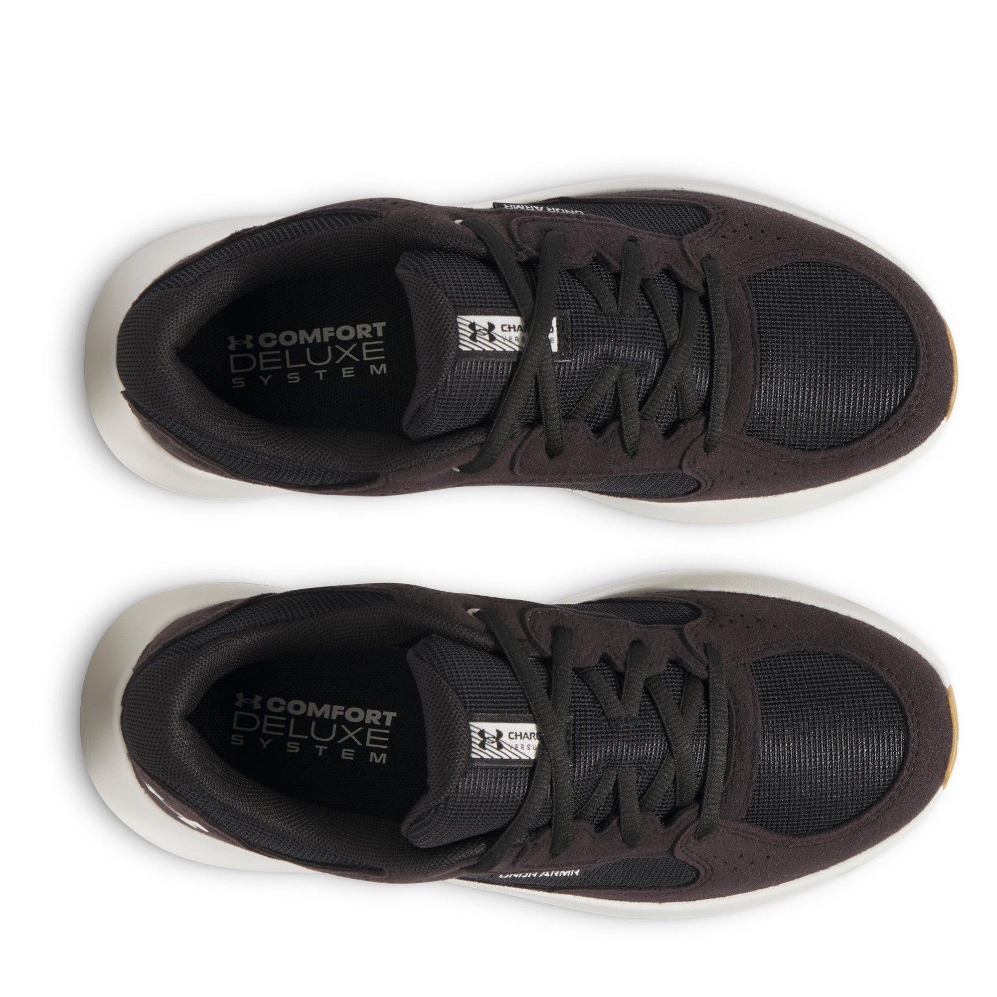 Blk/Wht Quartz - Under Armour - Charged Versurge Womens Running Shoes - 4