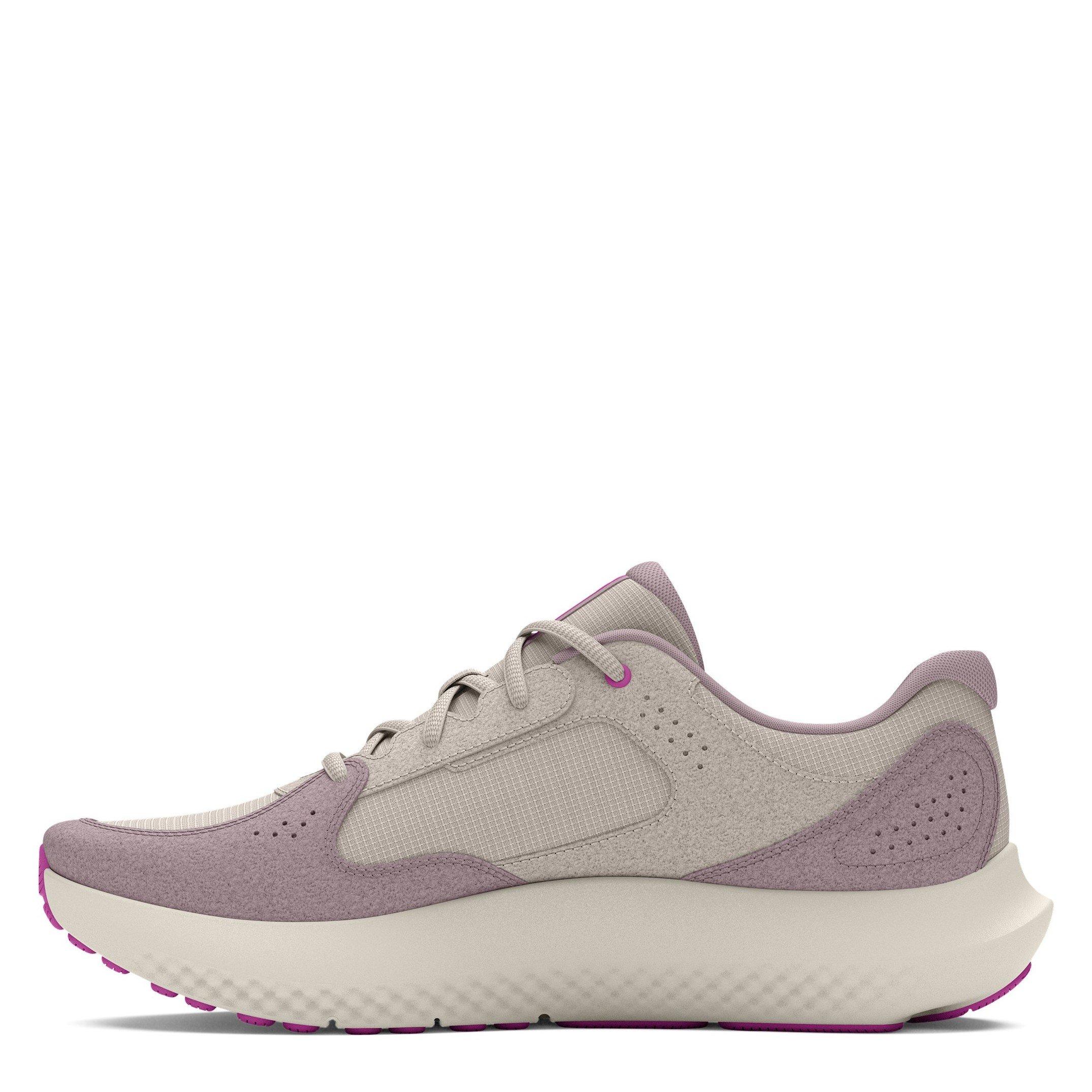 Gray/Salt Purpl - Under Armour - Charged Versurge Womens Running Shoes - 2