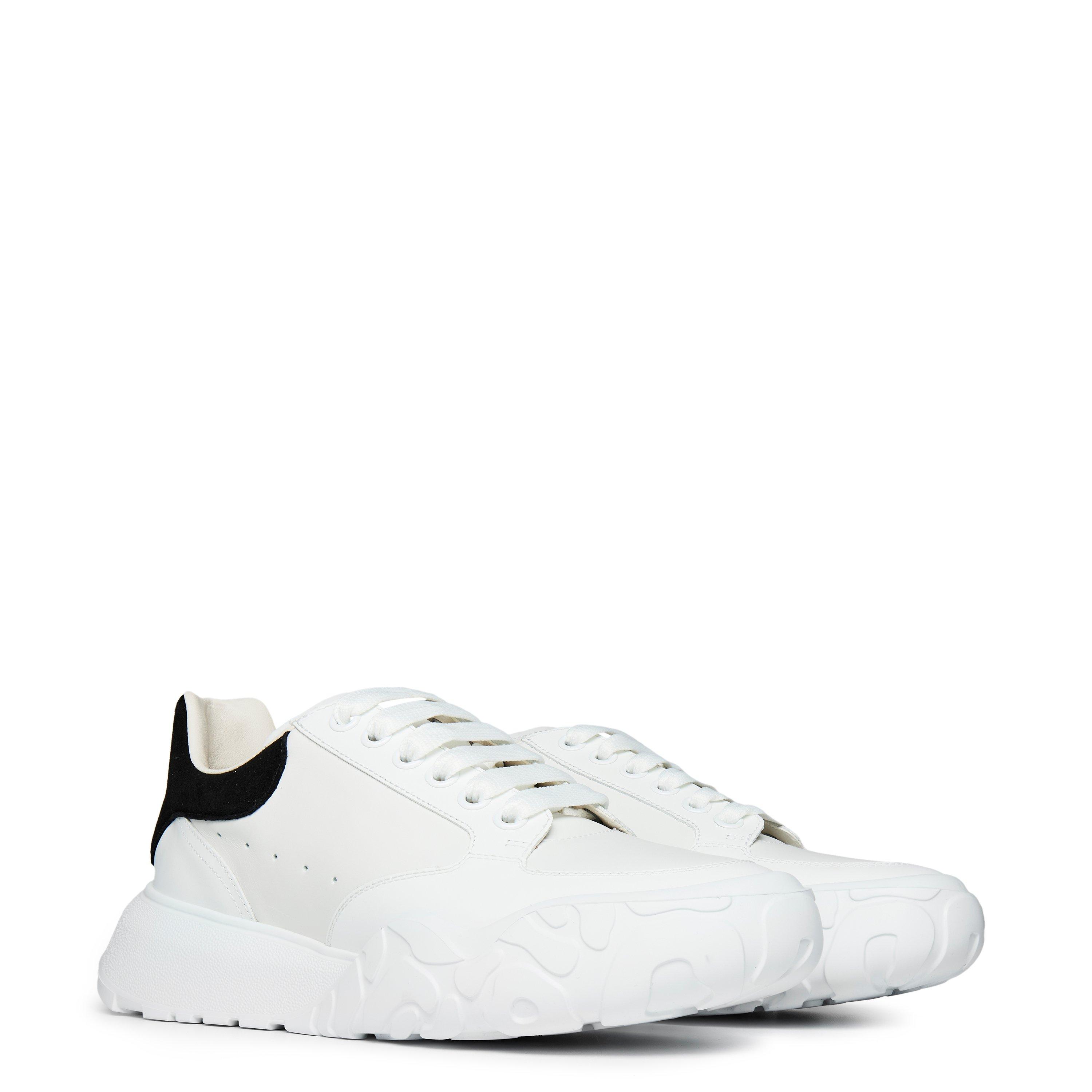 White/Blk 9061 - Alexander McQueen - Oversized Court Trainers - 4