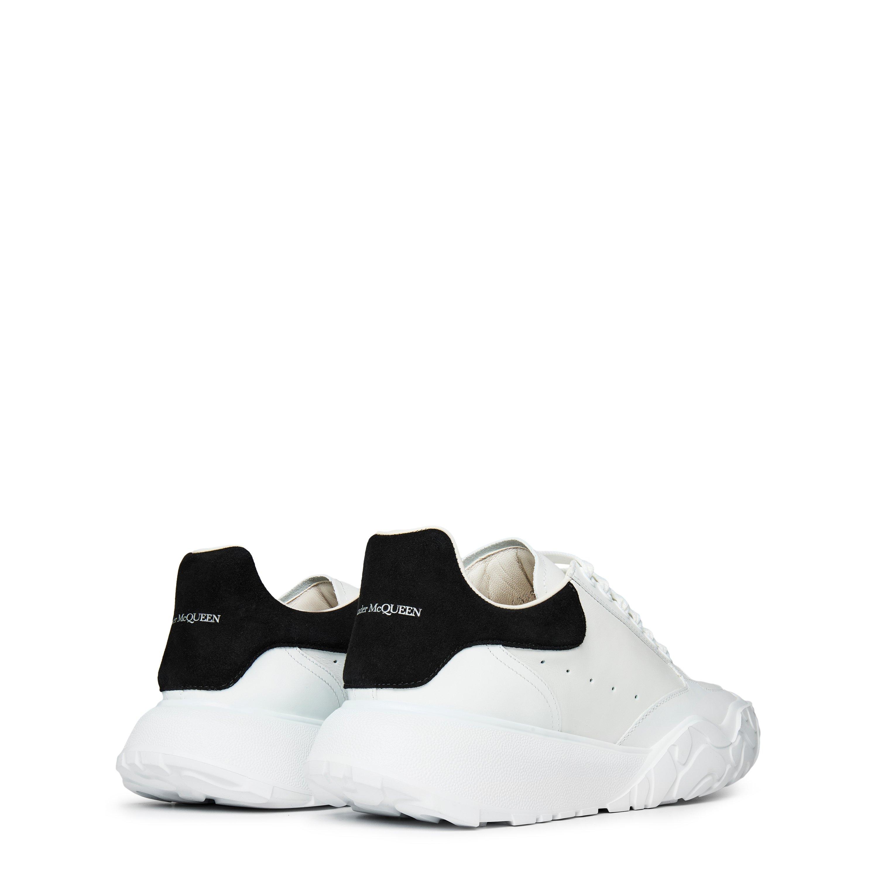 White/Blk 9061 - Alexander McQueen - Oversized Court Trainers - 5