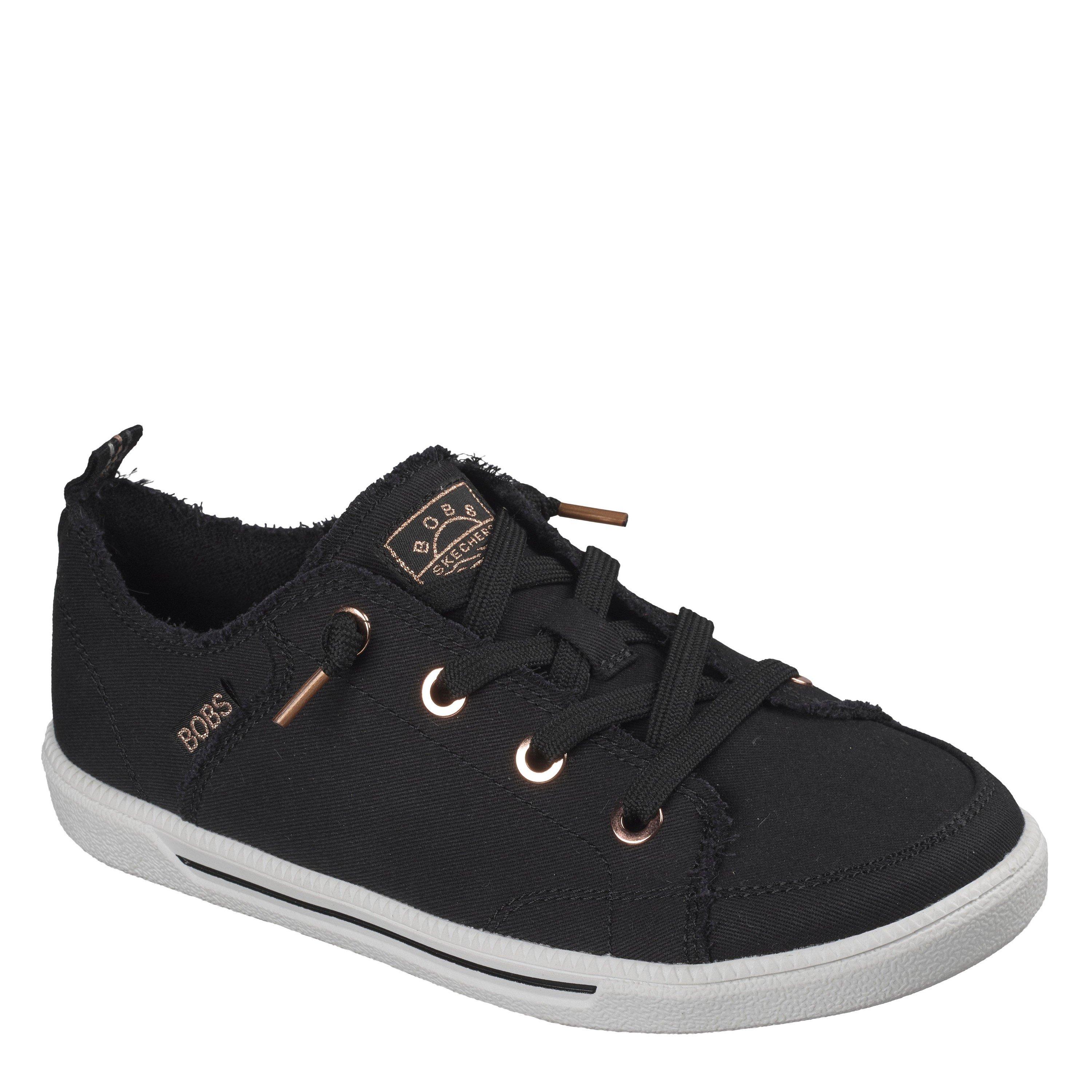 Schwarz/Gold - Skechers - Women's Bobs B Cute 2 Casual Low-Top Trainers - 3