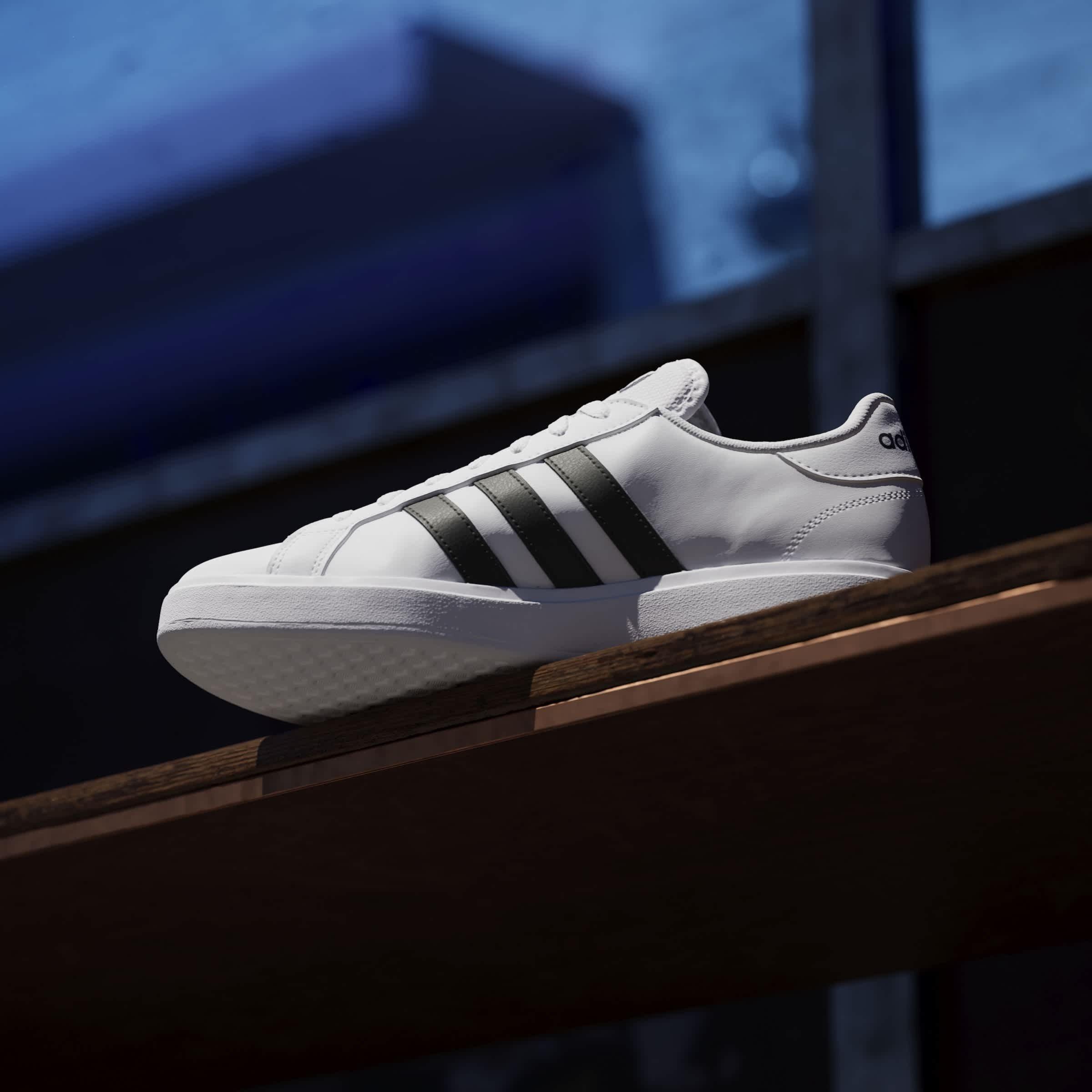 Wit/Zwart - adidas - adidas Grand Court Base 2.0 - 13