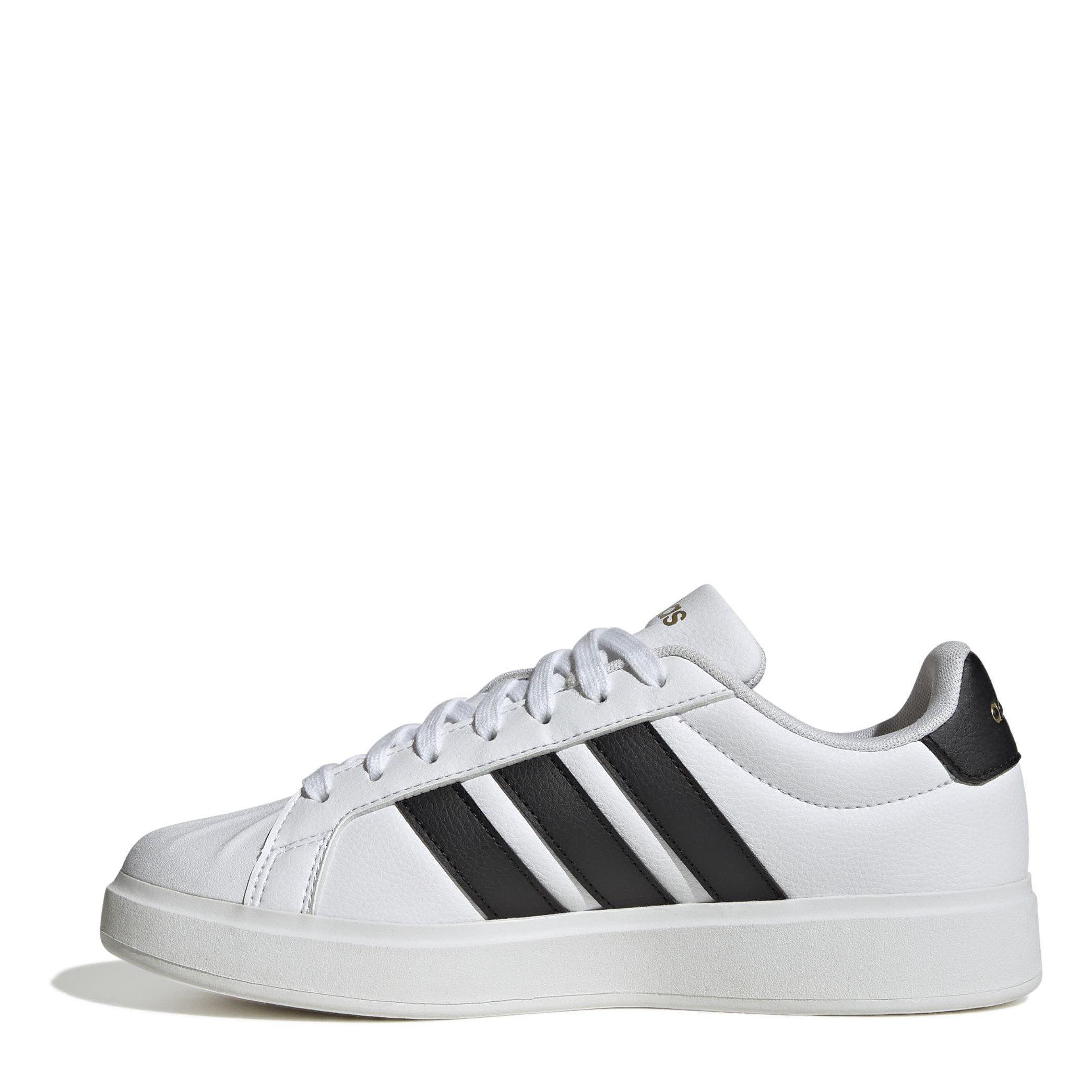 Wht/Blk/Off Wht - adidas - Streettalk Womens Shoes - 2