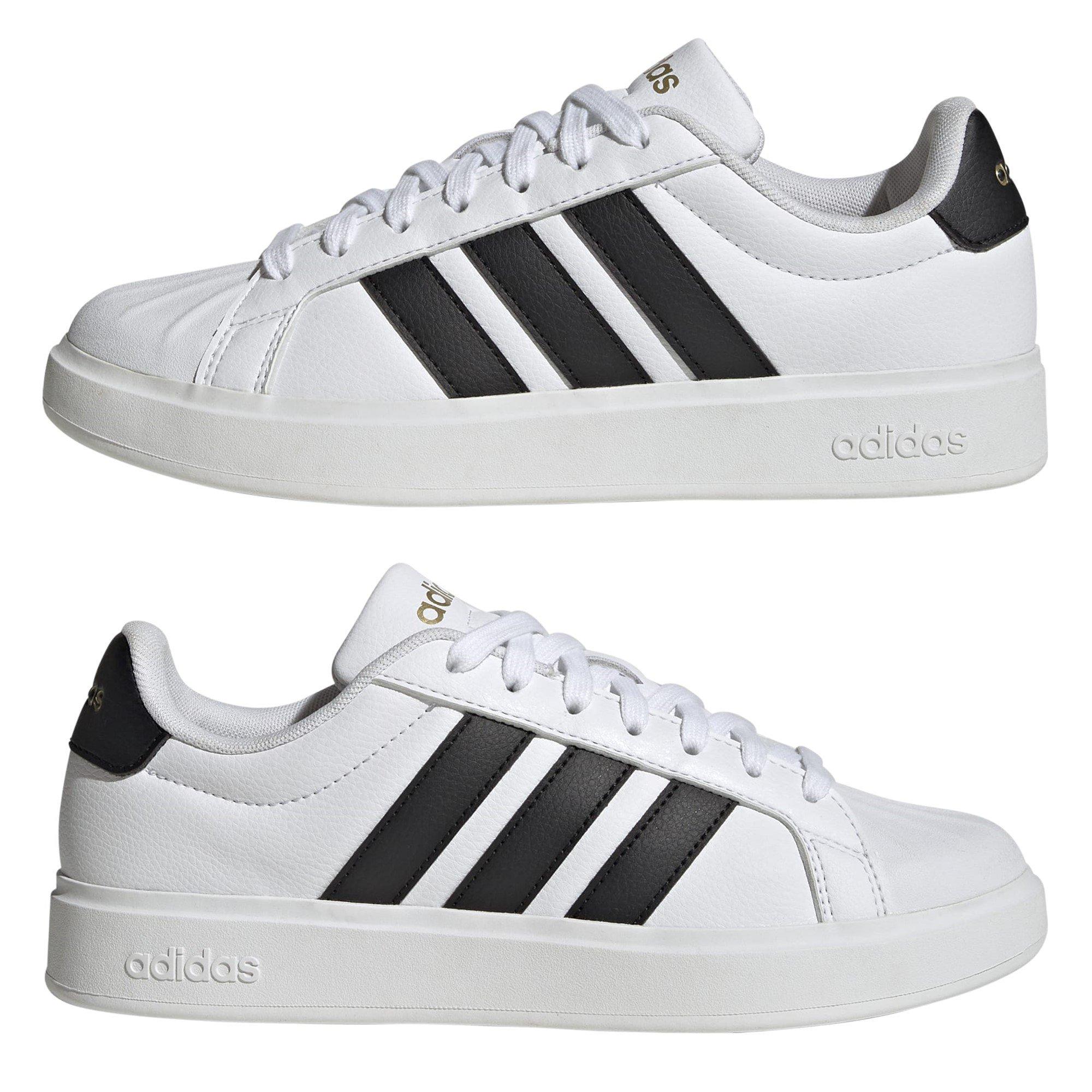 Wht/Blk/Off Wht - adidas - Streettalk Womens Shoes - 9