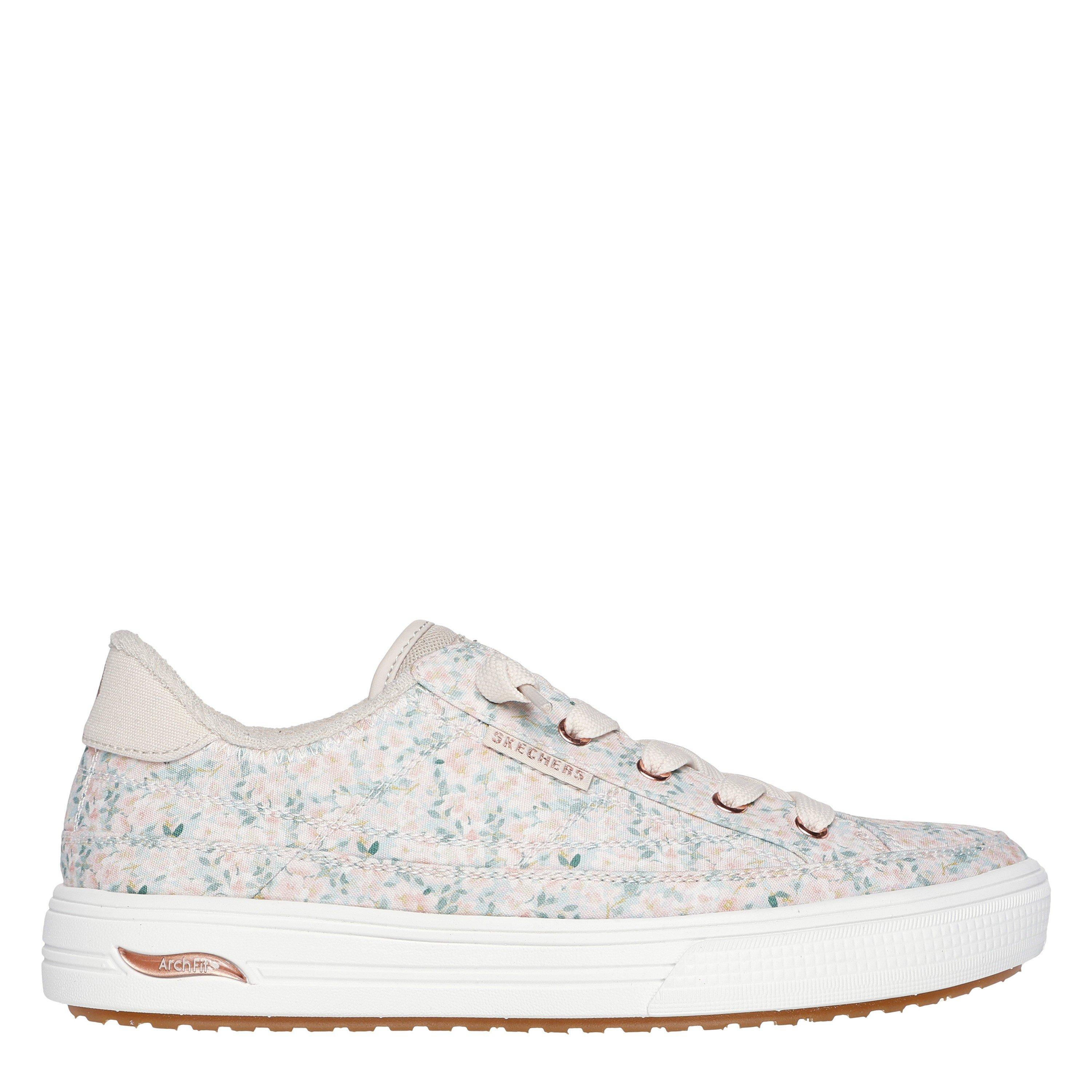 Weiß - Skechers - Skechers Arch Fit Arcade - Flowa Powa Low-Top Trainers Womens - 1
